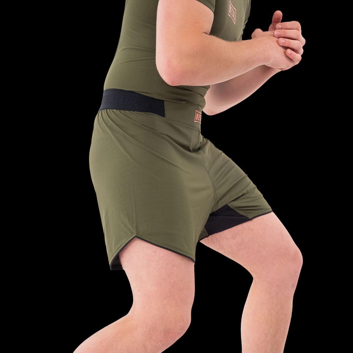 Short MMA Kaki -  Metal Boxe - MSS201K