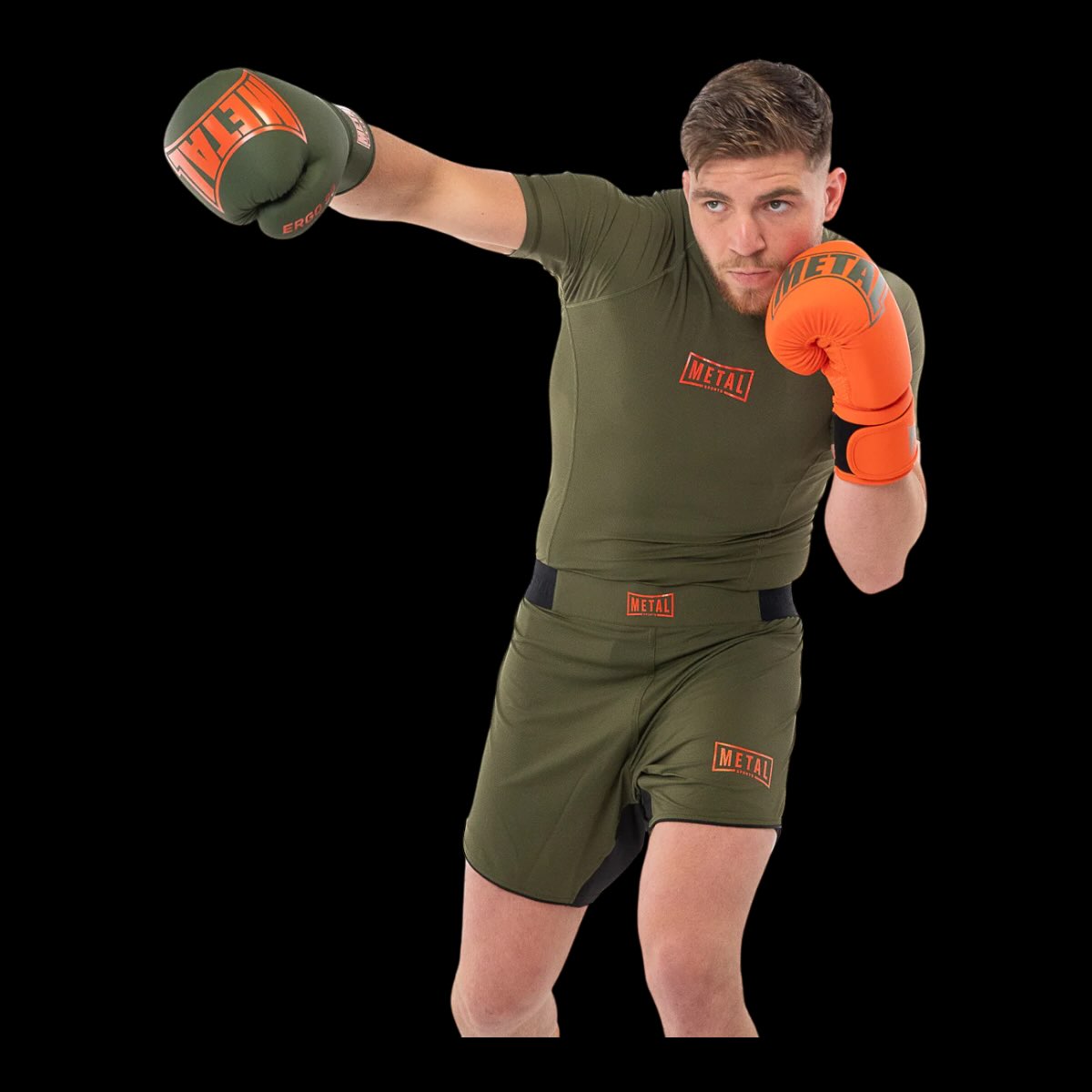 Short MMA Kaki -  Metal Boxe - MSS201K