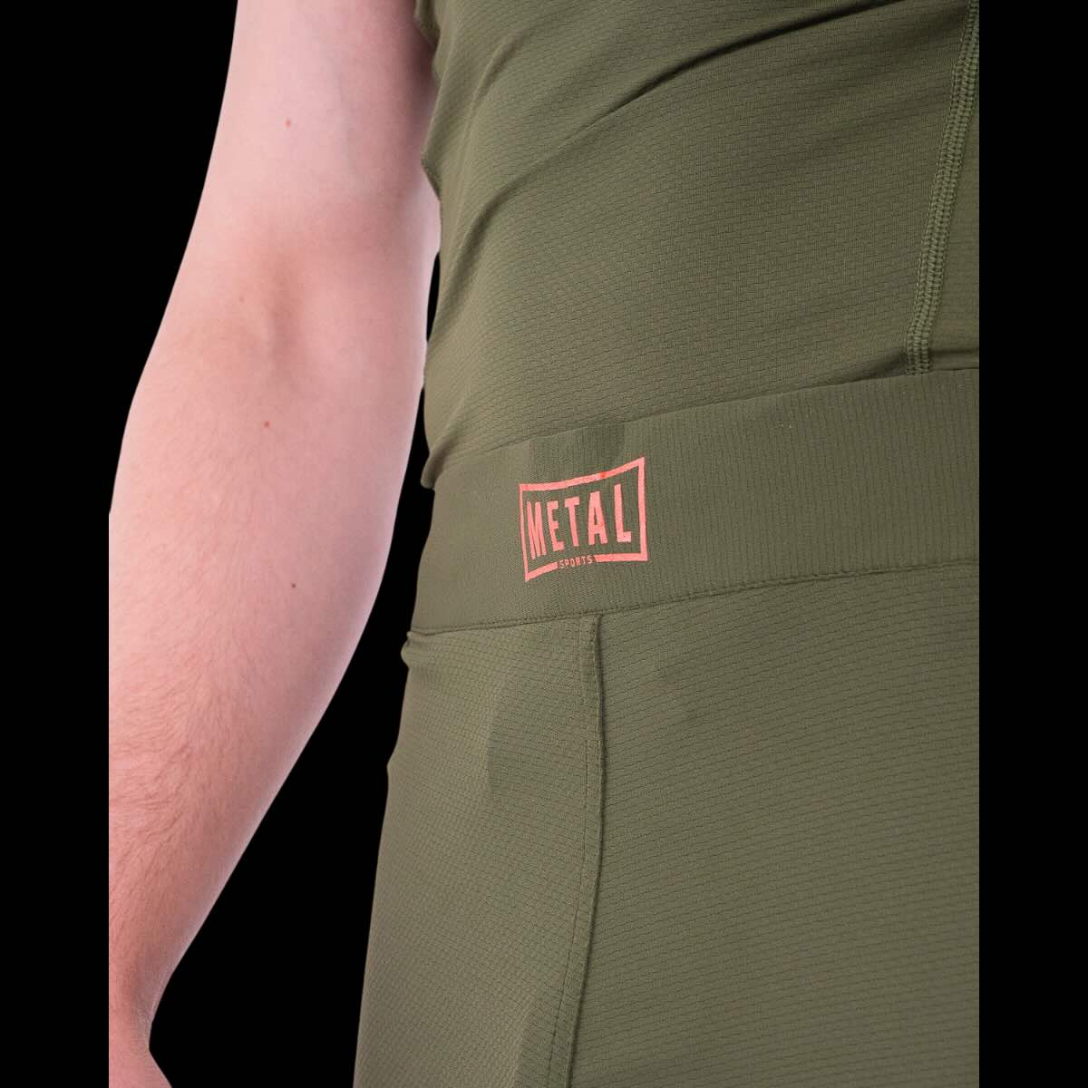 Short MMA Kaki -  Metal Boxe - MSS201K