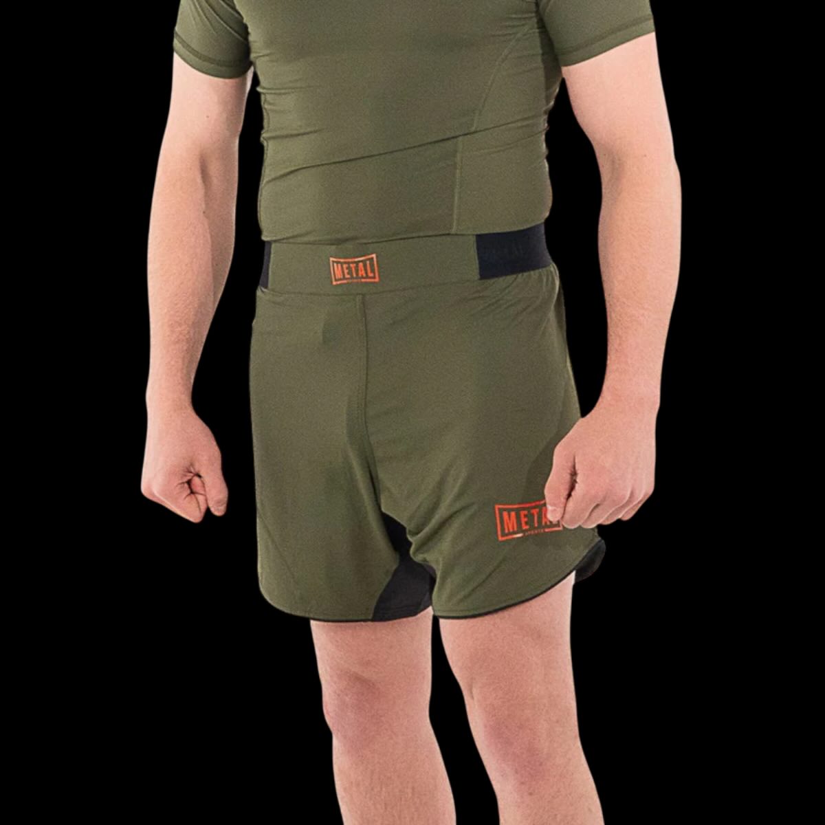 Short MMA Kaki -  Metal Boxe - MSS201K