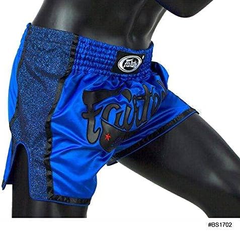 Short de Muay Thaï Fairtex Bleu / Noir