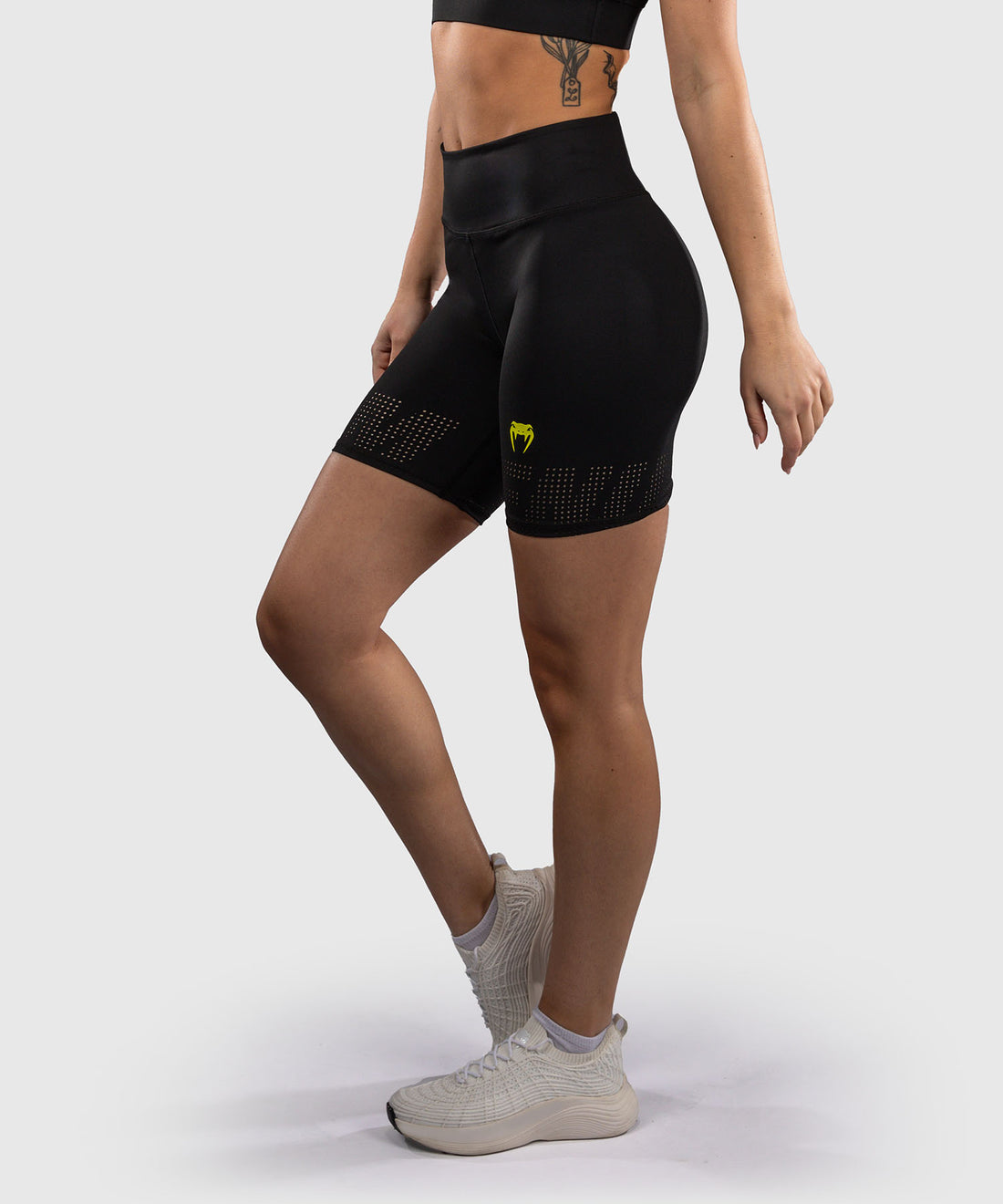 Short de Compression Venum Lazer Pour Femme - Noir/Jaune