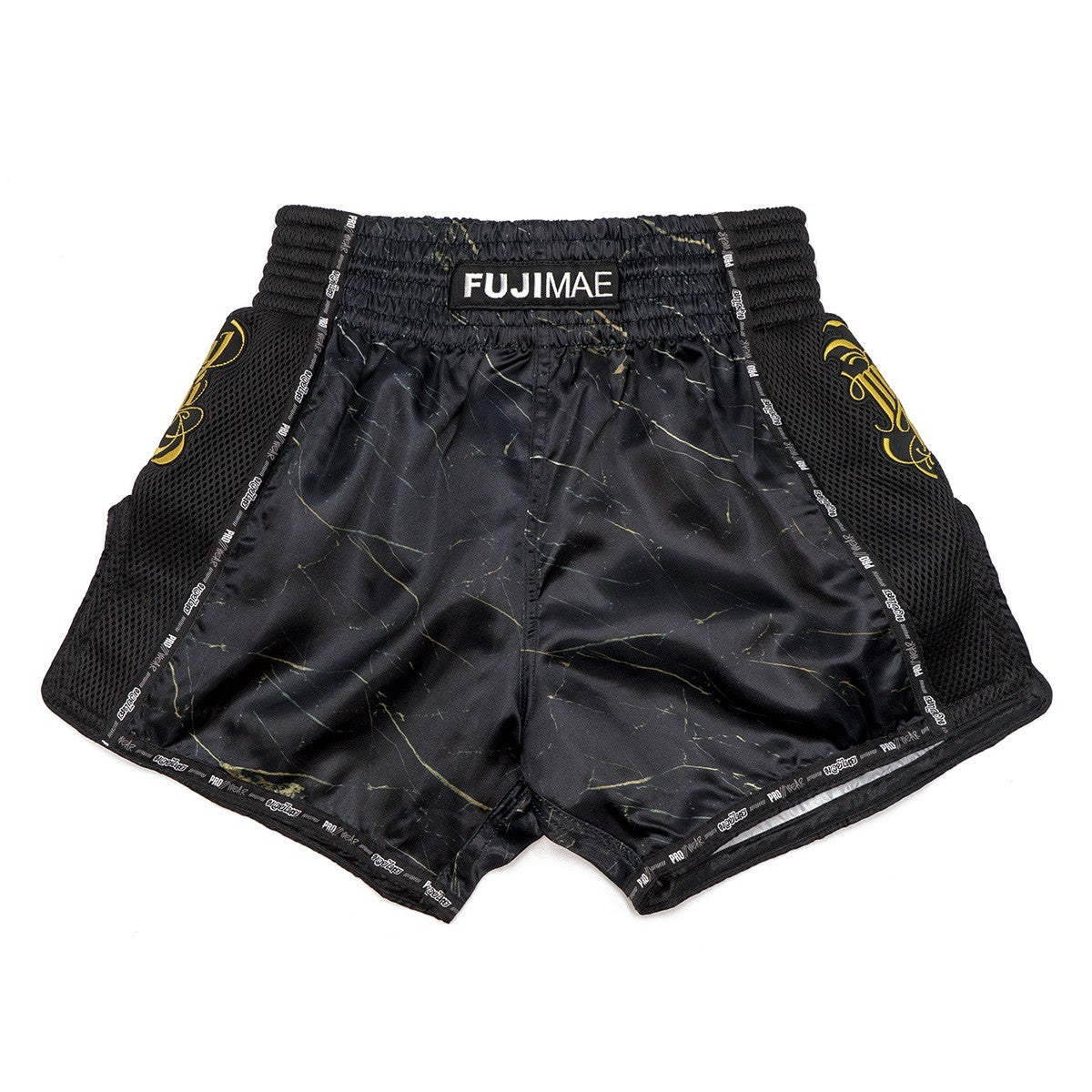 Short de boxe Thaï FUJIMAE ProWear Print Noir