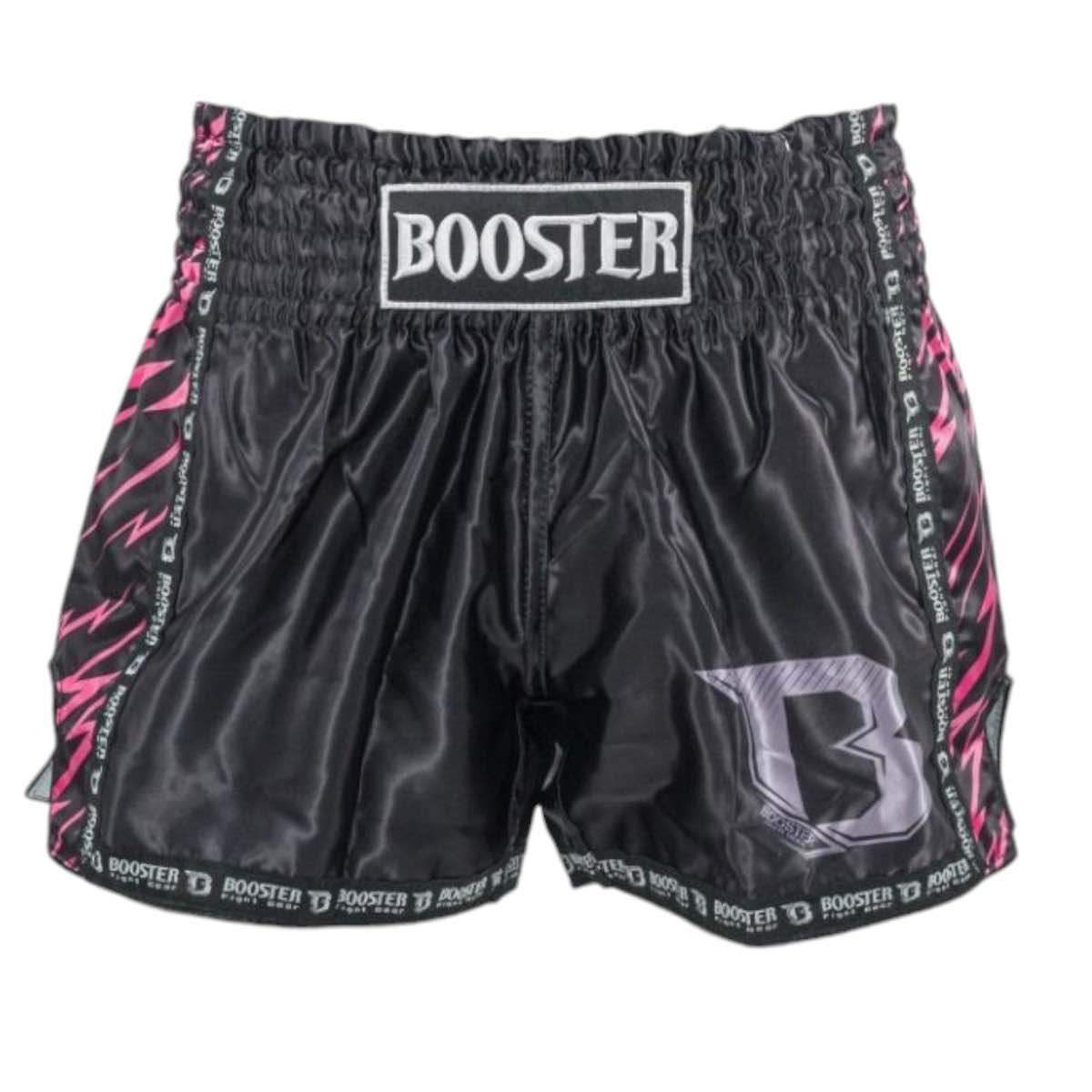 Short de Boxe Thaï enfant Booster Fighting Gear Combat Series 3 Rose