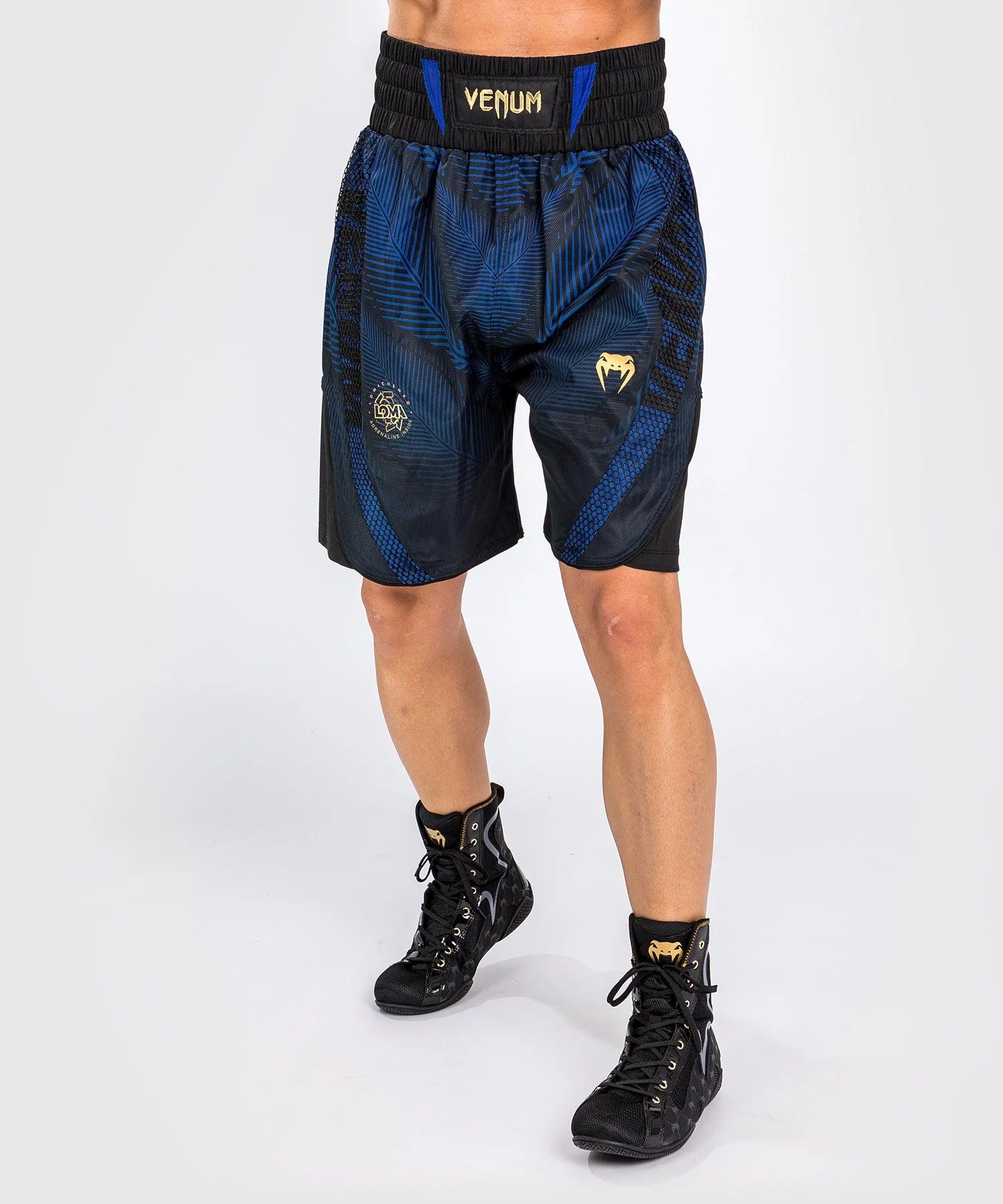 Short de Boxe Venum Phantom Loma Noir Bleu