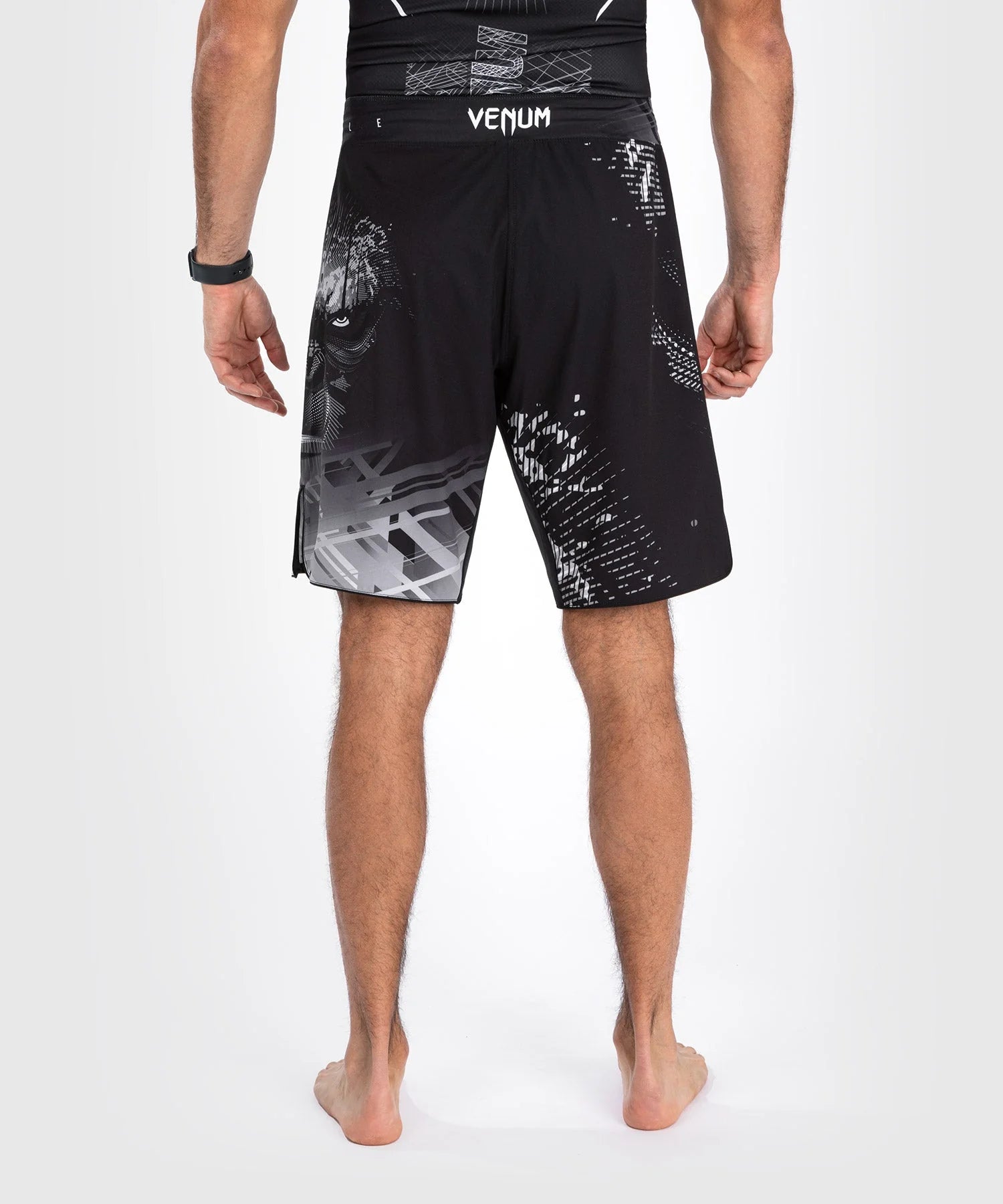 Fightshort Venum Gorila Jungle - Noir/Blanc