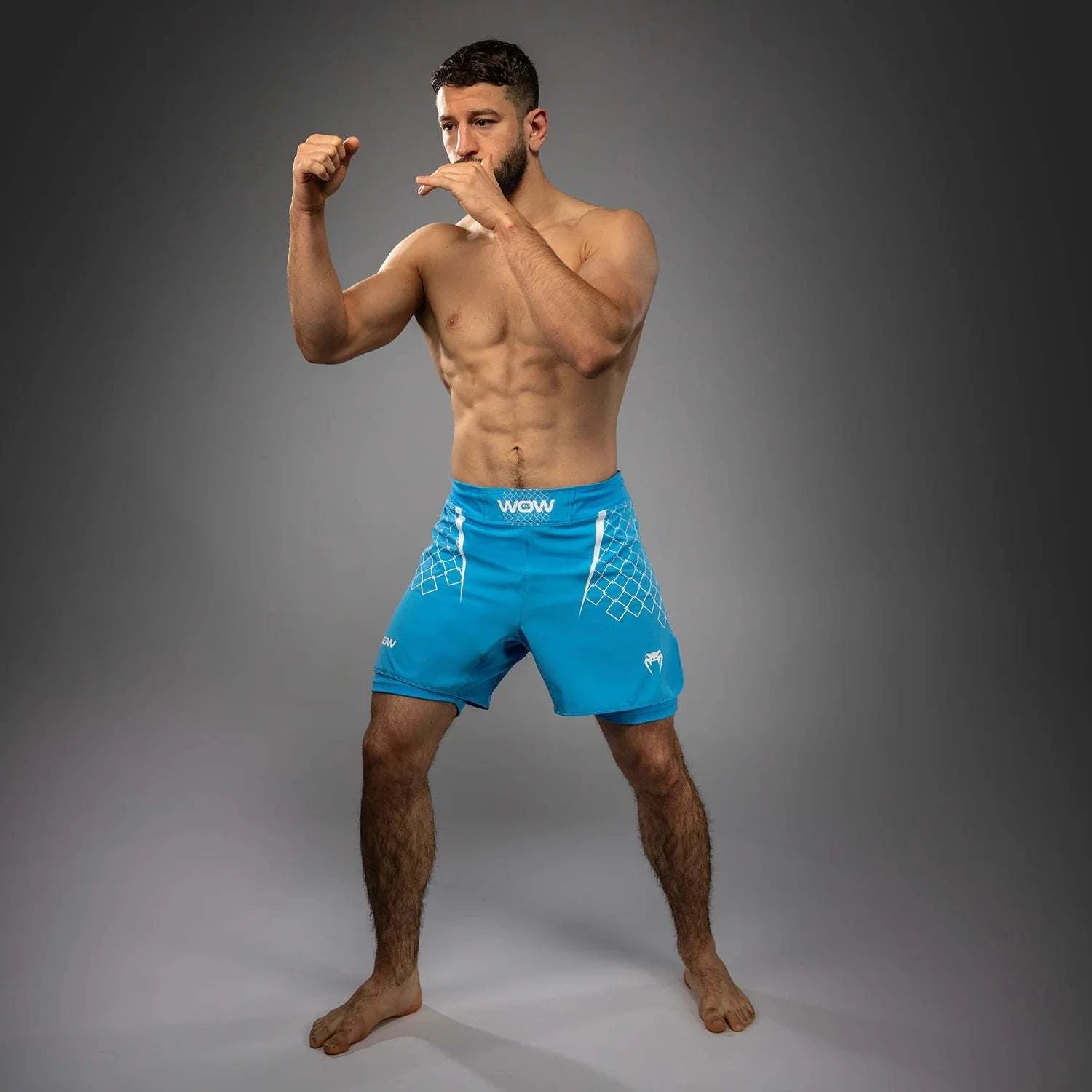 Short de Combat Venum X WOW FC Bleu