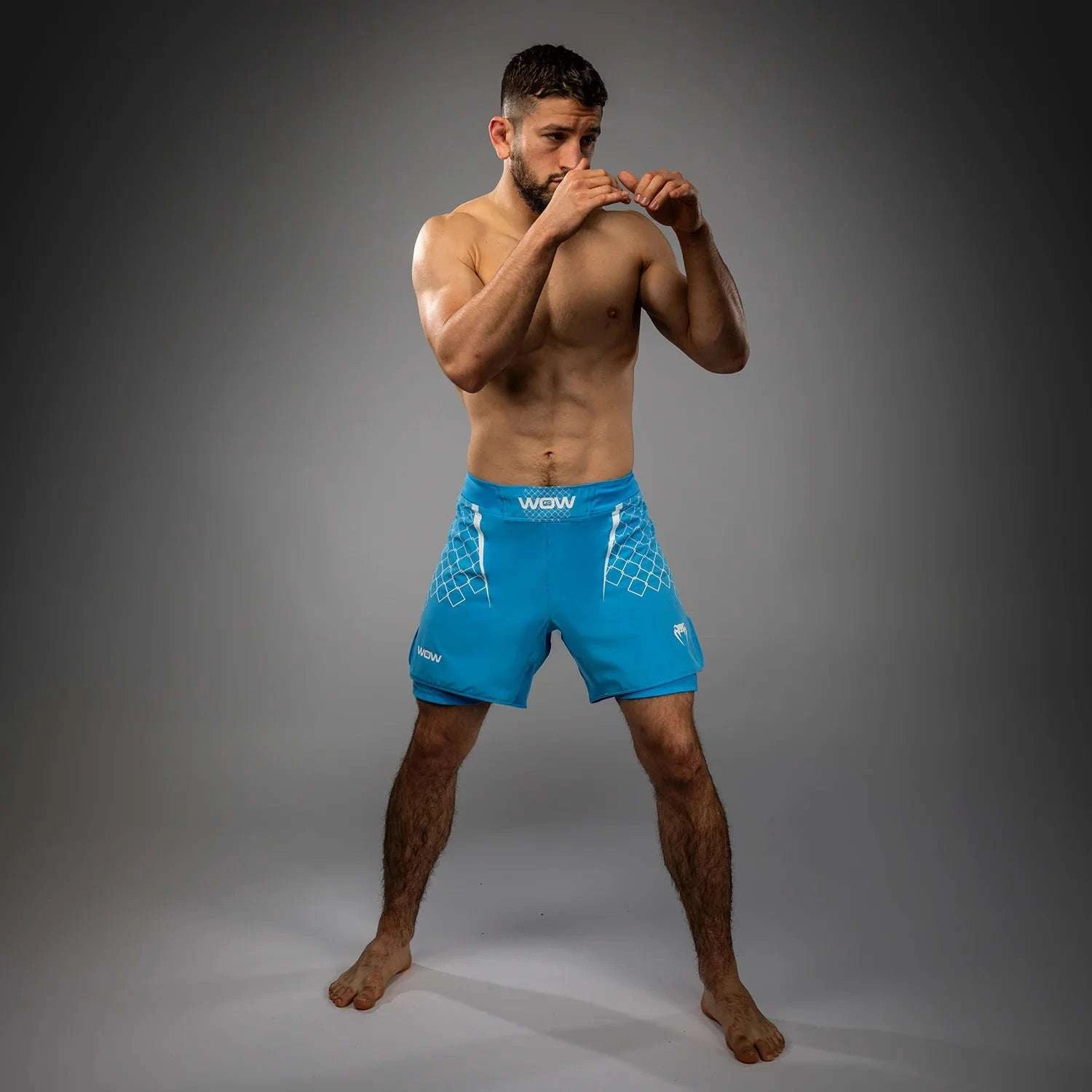 Short de Combat Venum X WOW FC Bleu