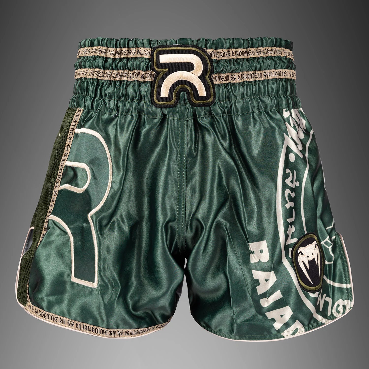 Short de Muay Thai Venum RAJADAMNERN - Kaki