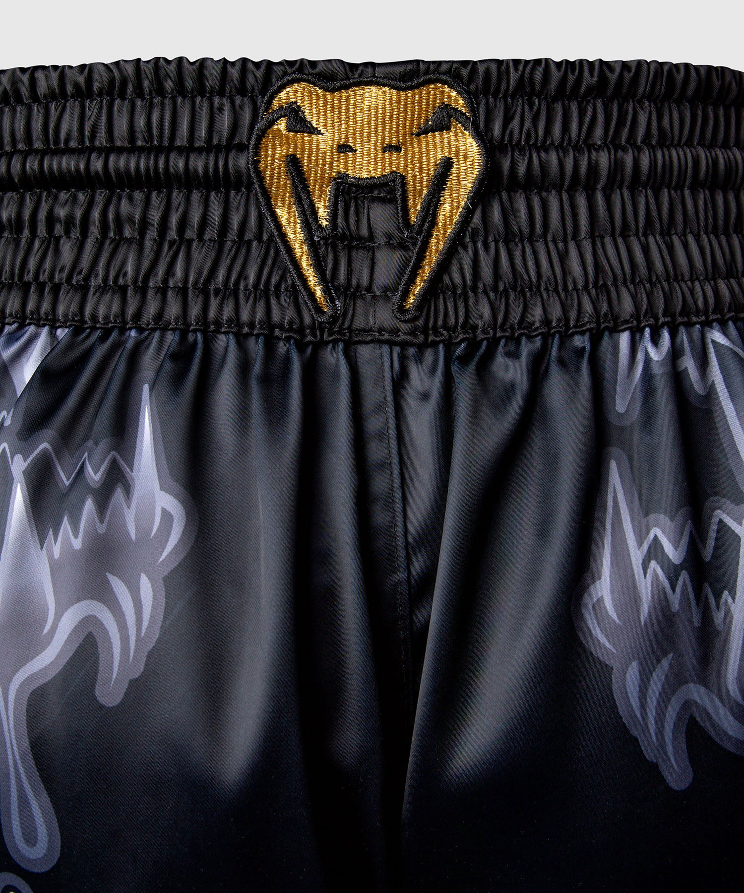 Short de Muay Thaï Venum Wolf Atak - Noir/Gris