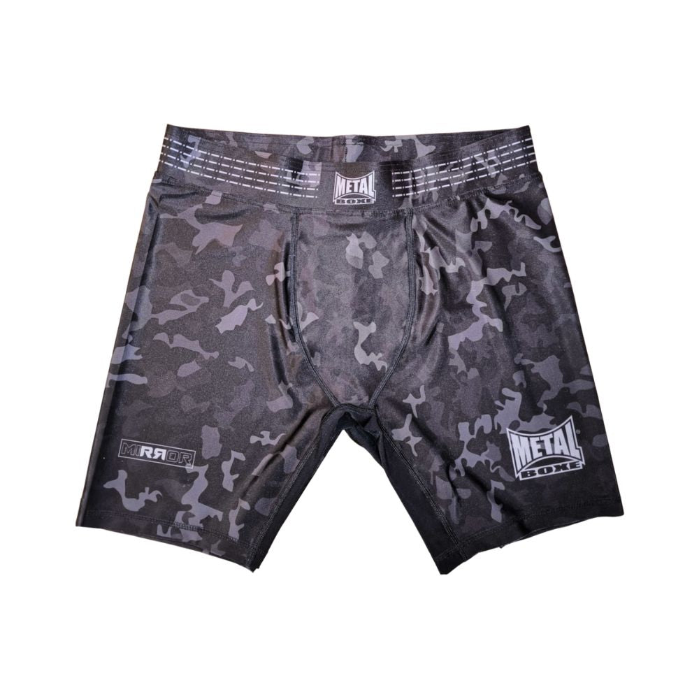 Short de compression Vale Tudo et MMA Metal Boxe Mirror