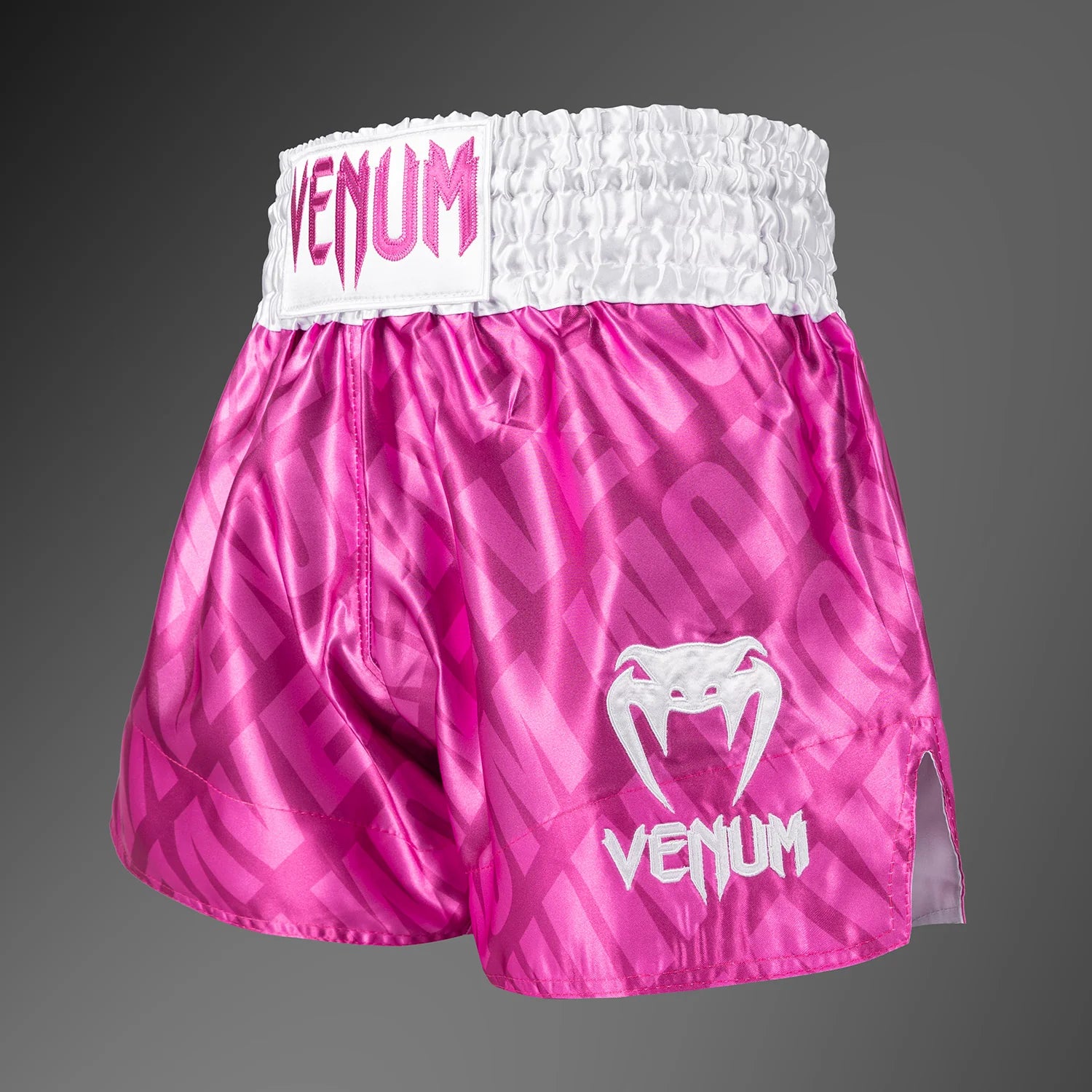 Shorts Muay Thaï Venum Contender XT – Rose Candy & Blanc
