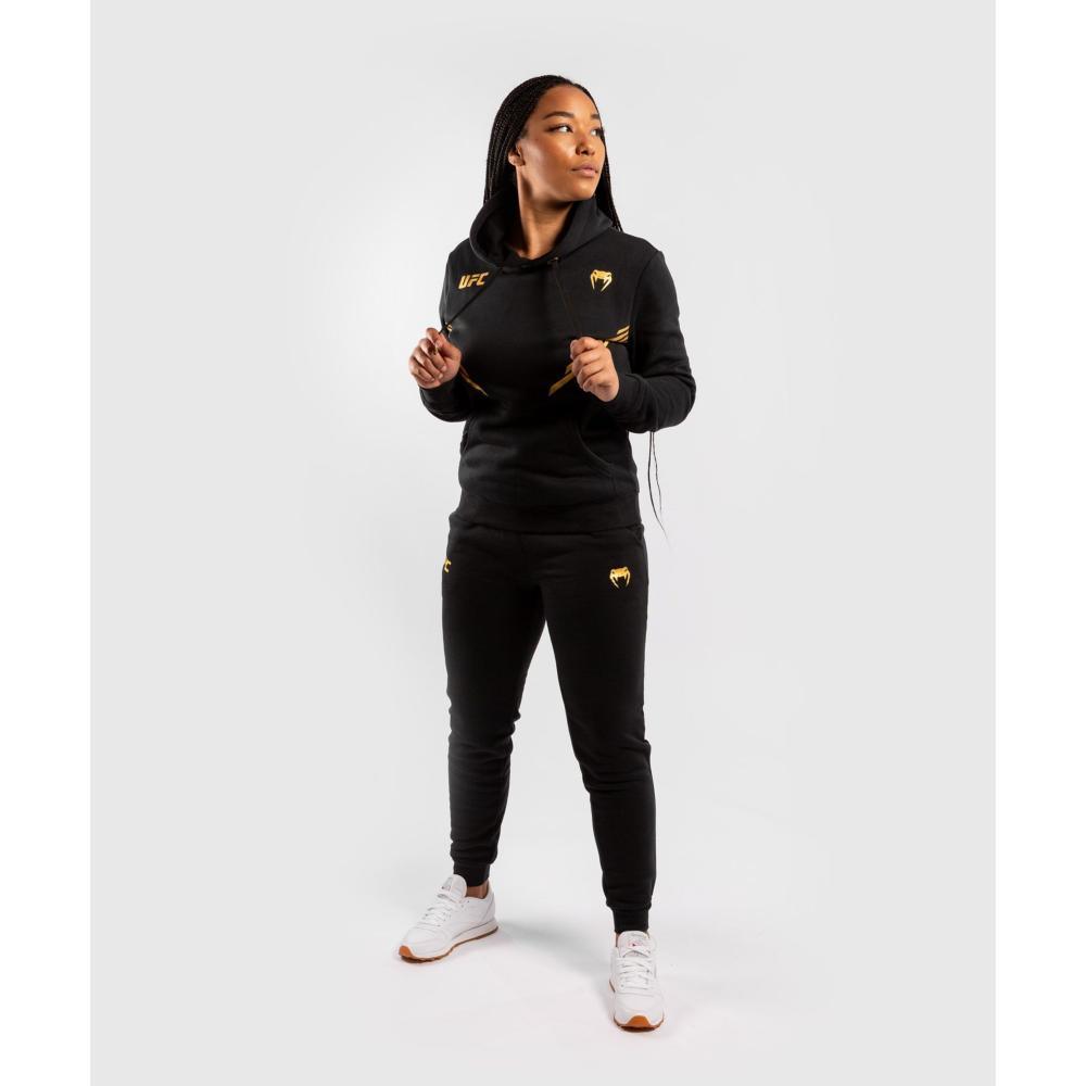 Sweatshirt femme UFC Venum Replica Champion - Noir/Or