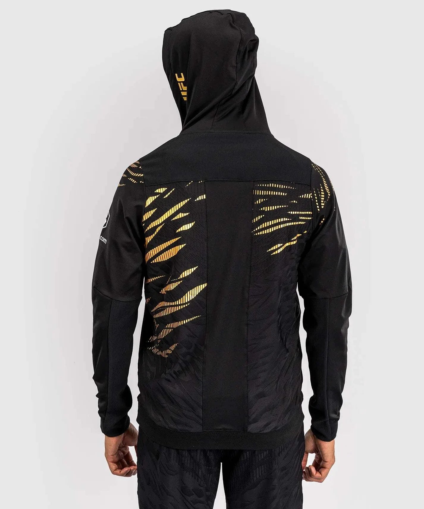 Sweatshirt à Capuche UFC Fusion by Venum Authentic Fight Night Champion Noir/Or
