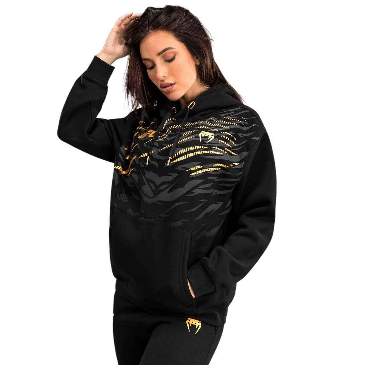 Sweatshirt à Capuche Femme UFC Fusion by Venum Replica - Champion Black