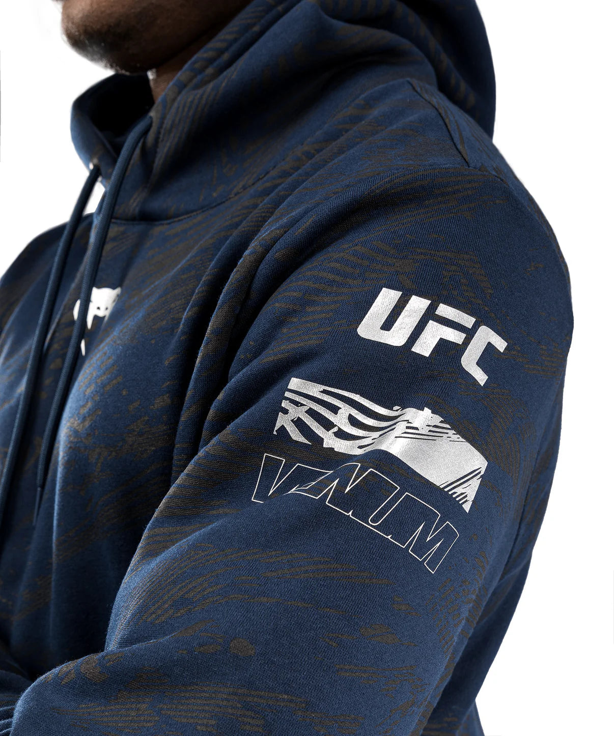 Sweatshirt à Capuche UFC Fusion by Venum Authentic Fight Week Bleu