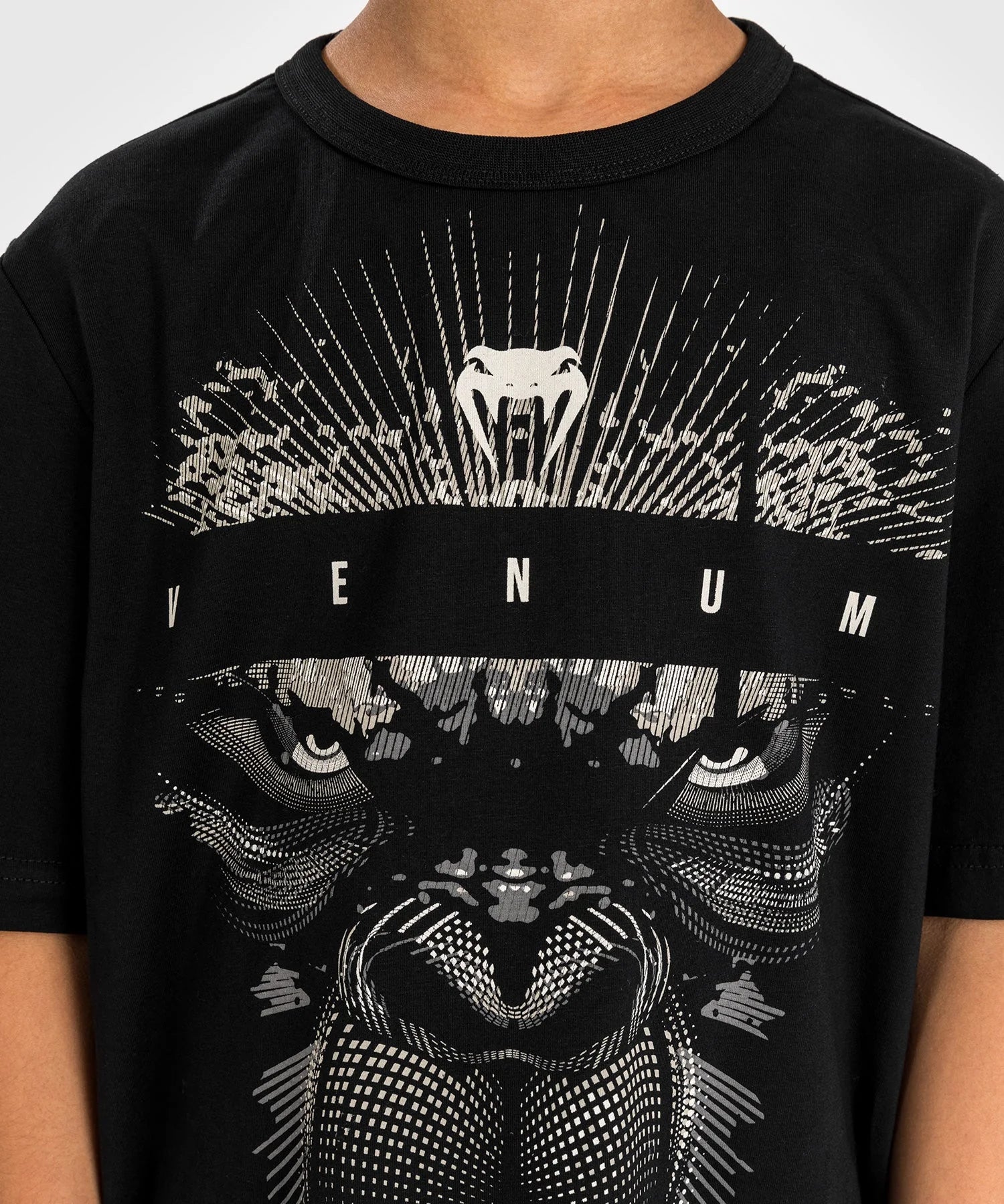 T-Shirt pour Enfants Venum Gorilla Jungle - Noir/Blanc