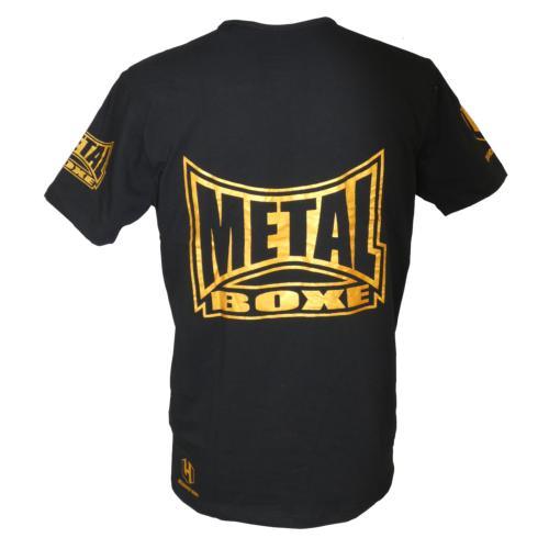 T-shirt Metal Boxe HEXAGONE MMA - Noir - Boutique des Arts Martiaux et Sports de Combat