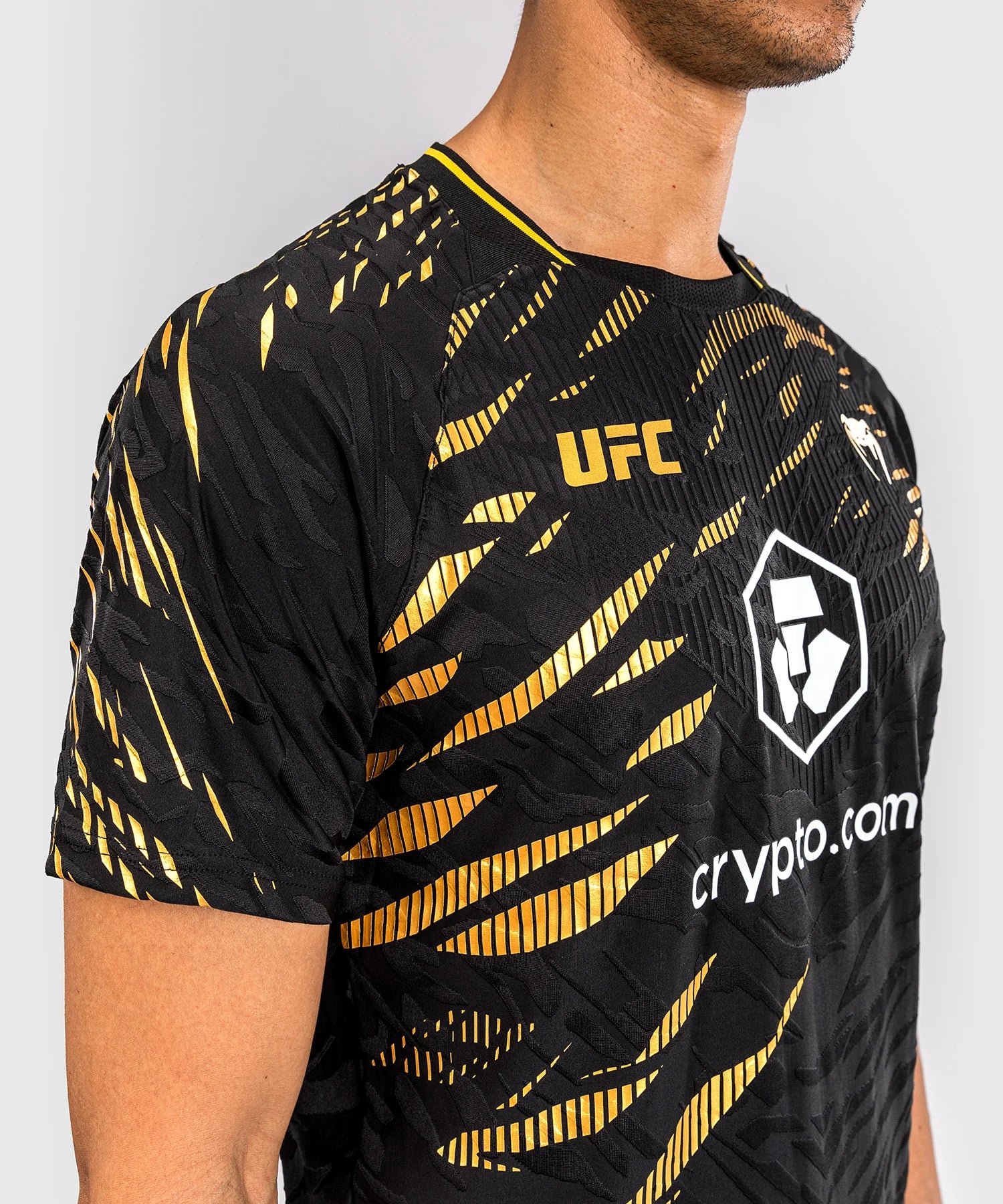 T-shirt Dry-Tech UFC Fusion by Venum Authentic Fight Night - Champion Noir/or