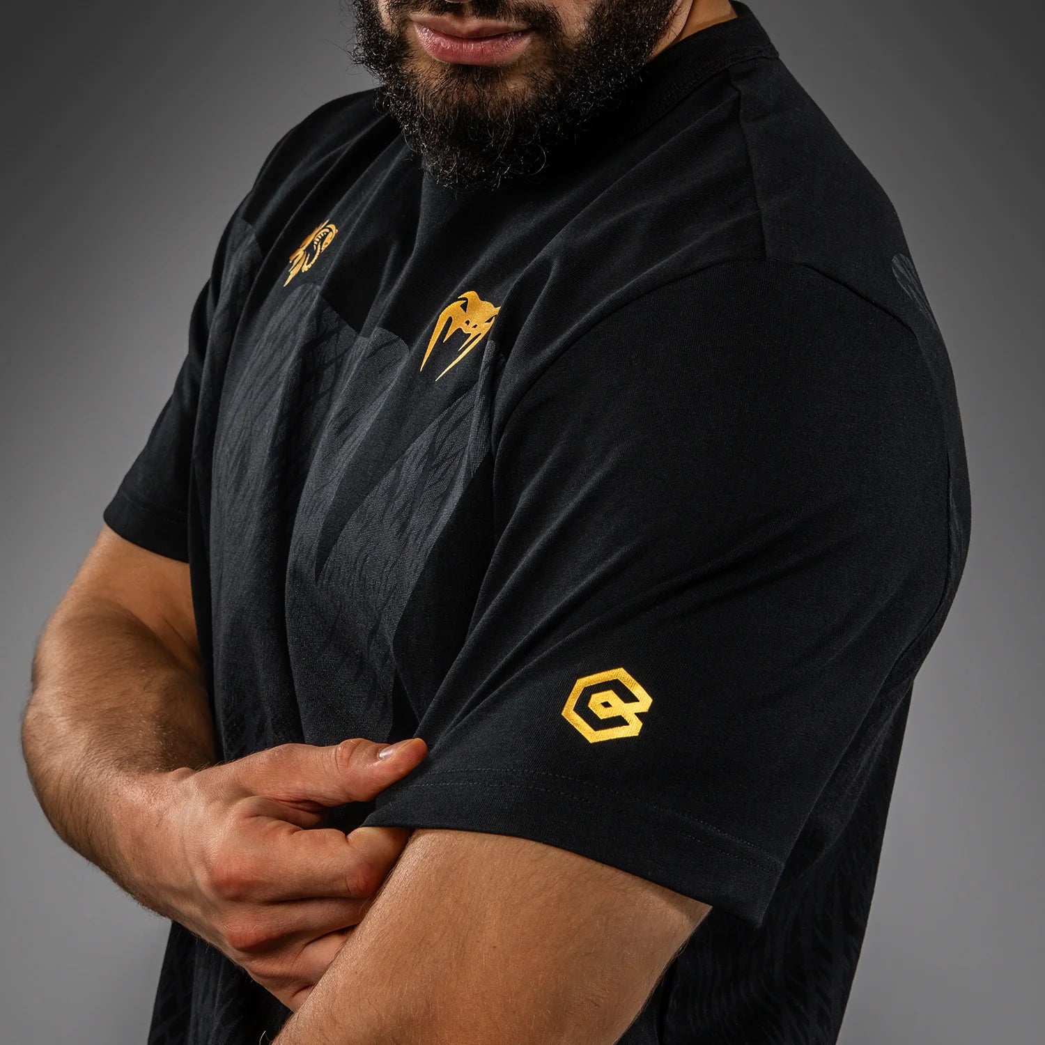 T-shirt Venum x Chimaev Wild Borz – Noir/Gris