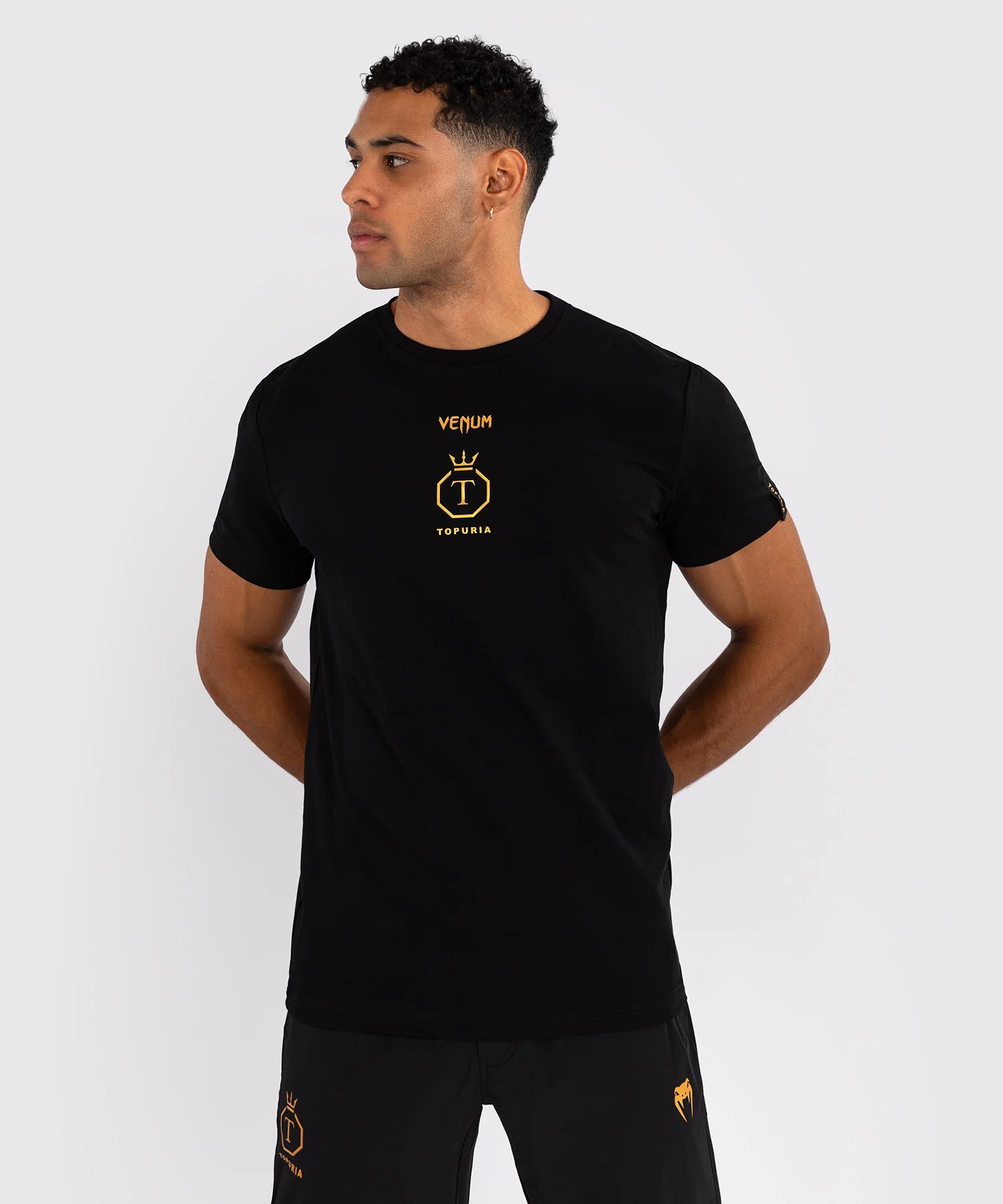 T-shirt Venum x Ilia Topuria Unmatched - Noir/Or