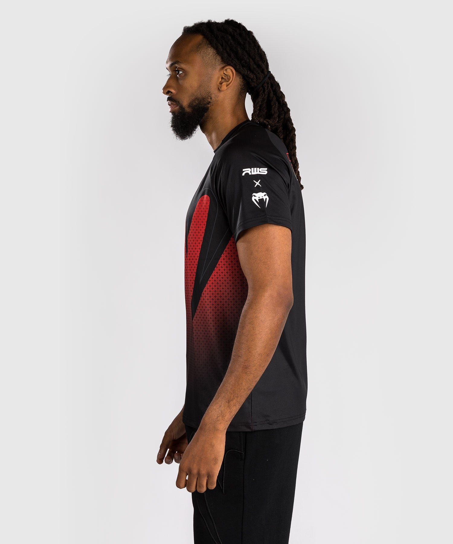 T-shirt Dry-Tech Homme Venum x RWS 2.0 – Noir/Rouge