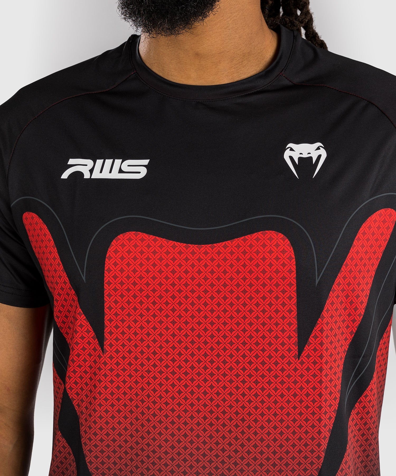 T-shirt Dry-Tech Homme Venum x RWS 2.0 – Noir/Rouge