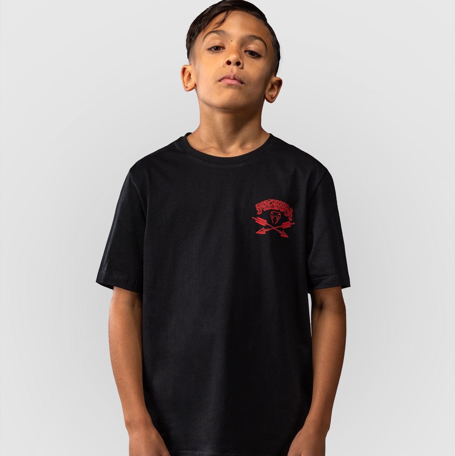 T-shirt enfant Venum Wolf Atak - Noir/Rouge