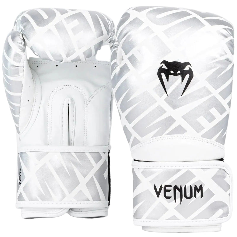 Gants de Boxe Venum Contender 1.5 XT - Blanc/Argent