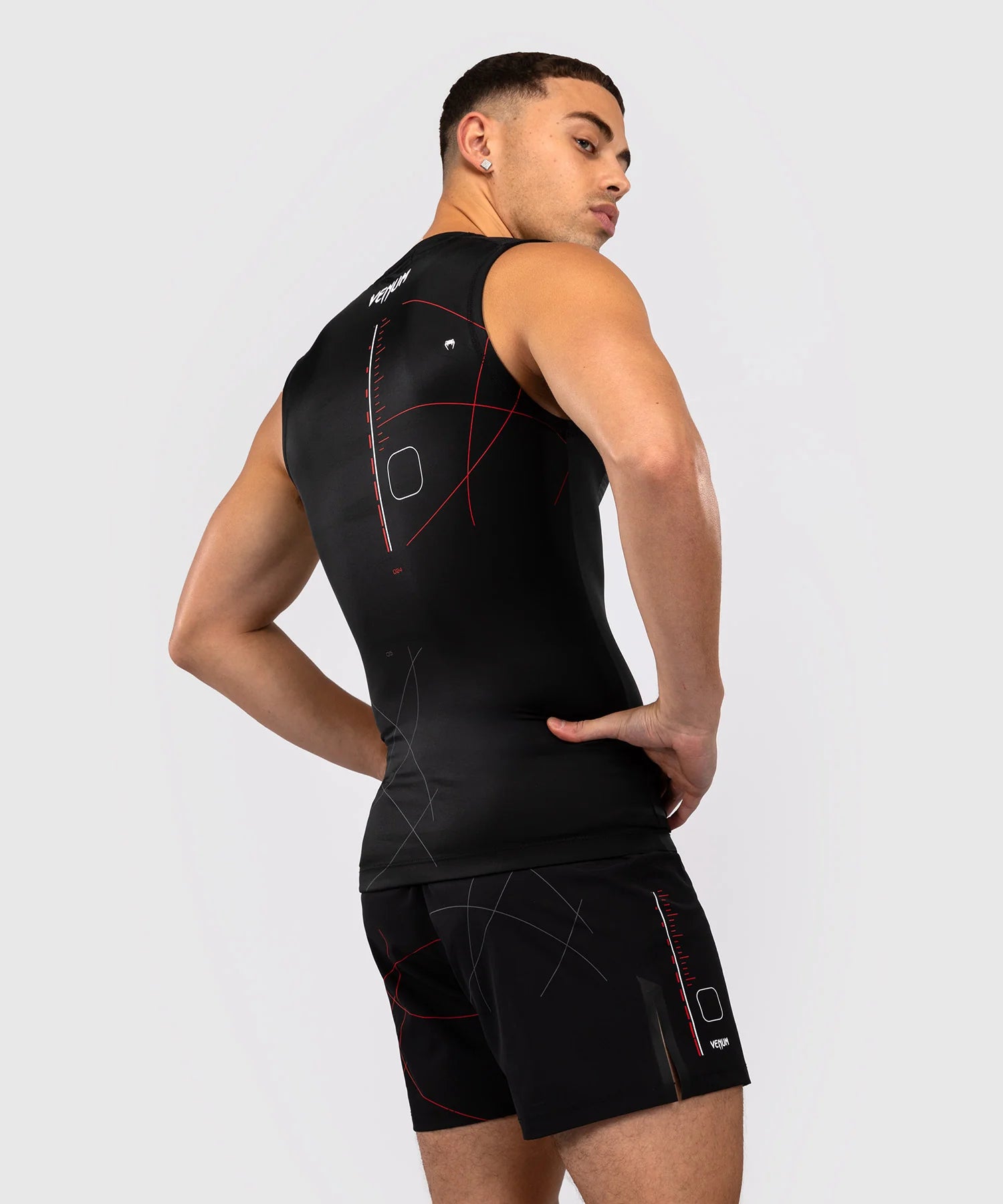 Venum Tactical XT Rashguard Sans Manches - Noir/Rouge