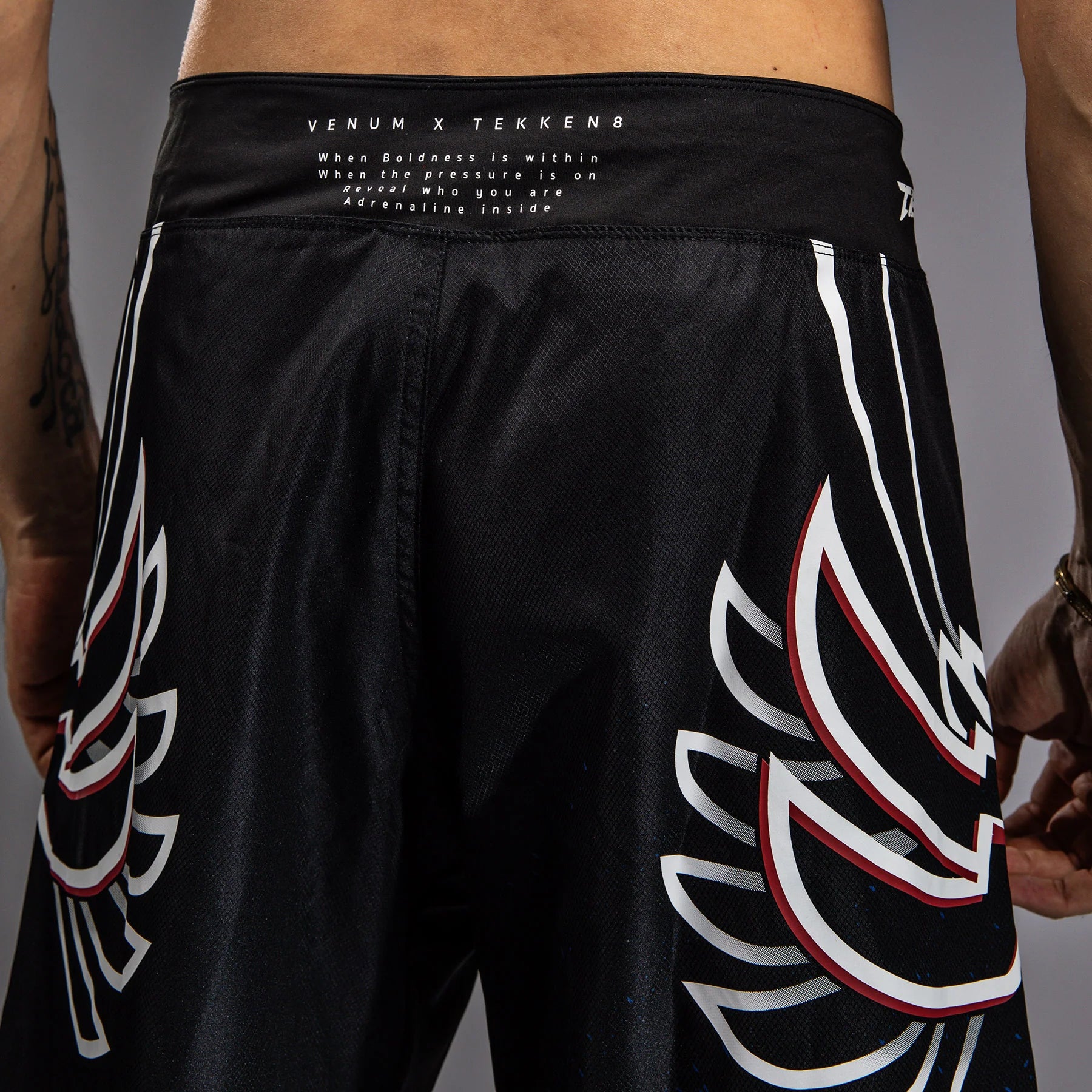 Venum x TEKKEN 8 - Jin Kazama Fight Shorts - Blue/Black/White