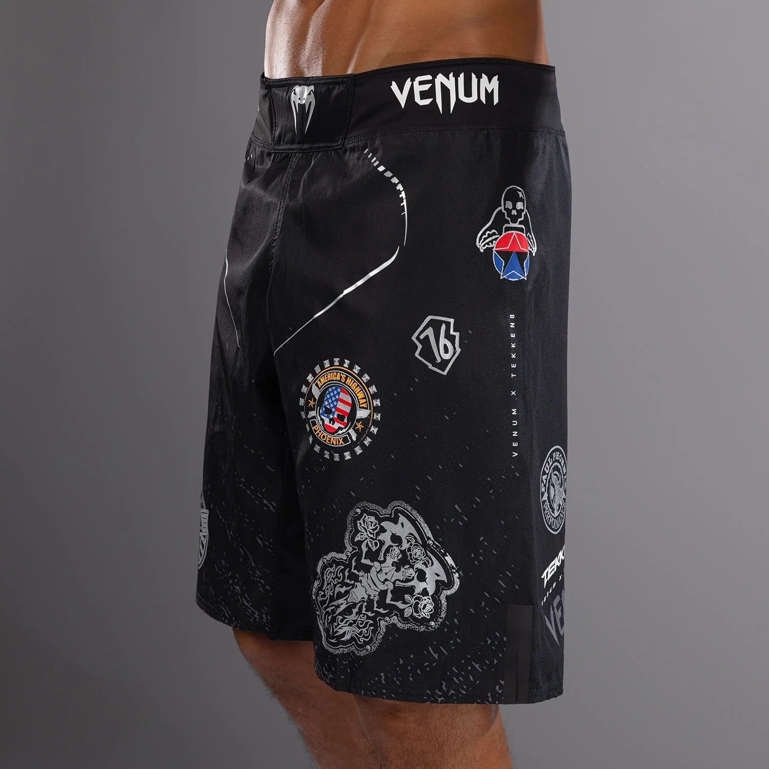 Venum x TEKKEN 8 - Paul Phoenix Fight Shorts - Noir