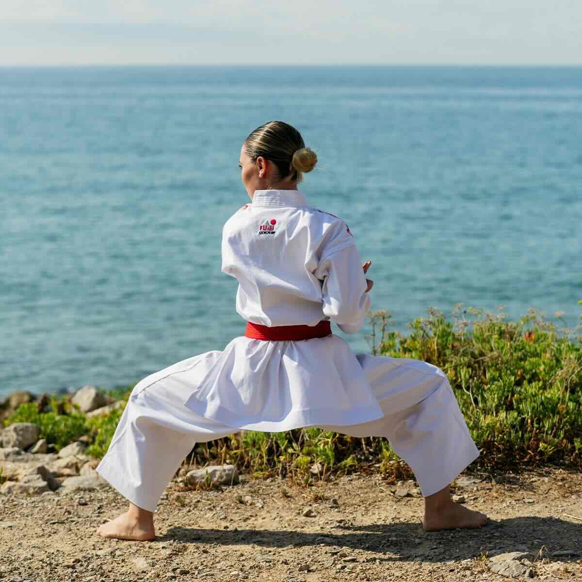 Veste Karaté FUJIMAE Kata Budokan WKF avec broderie