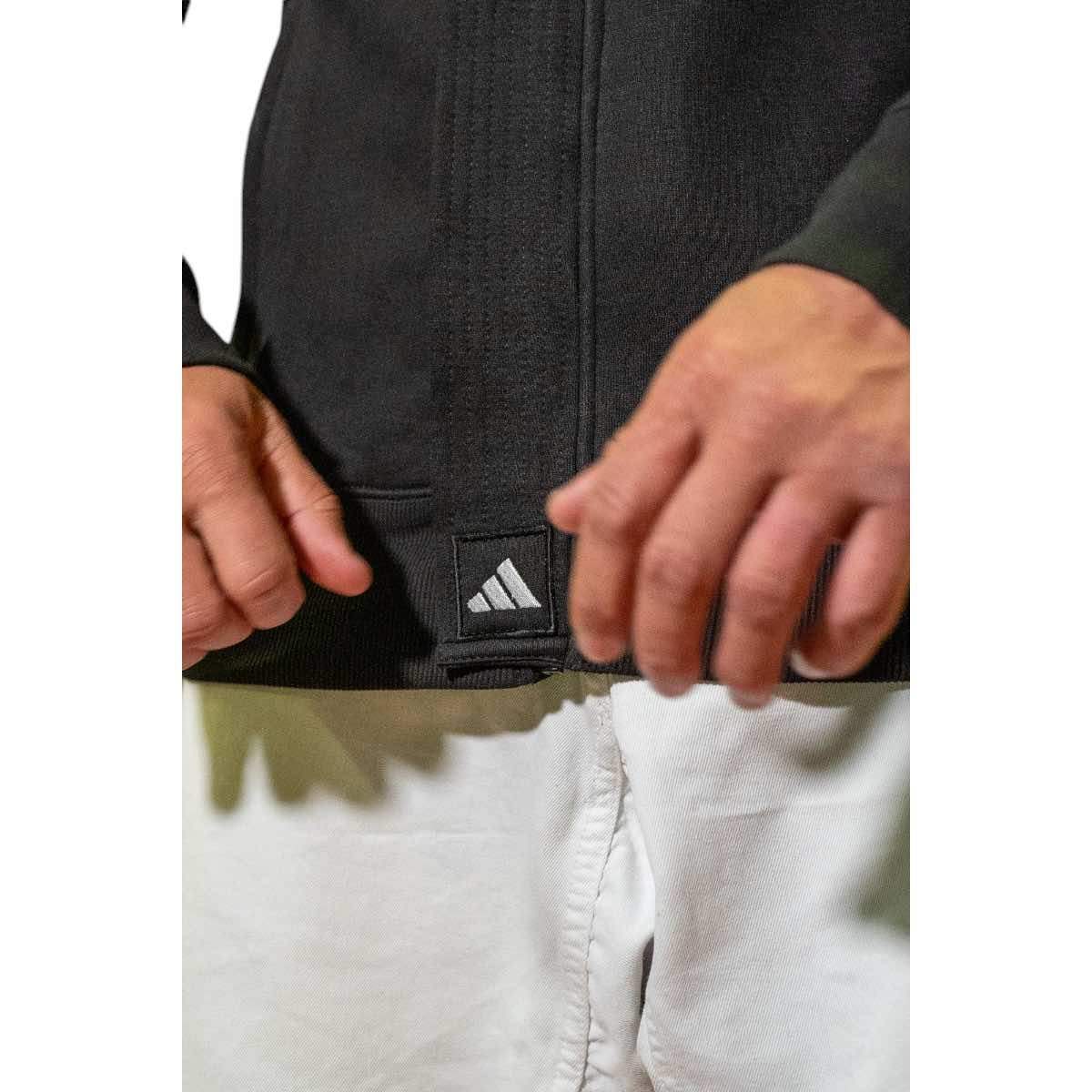 Veste capuche Adidas Kimono Style - Noir/Blanc : Boutique des Arts Martiaux