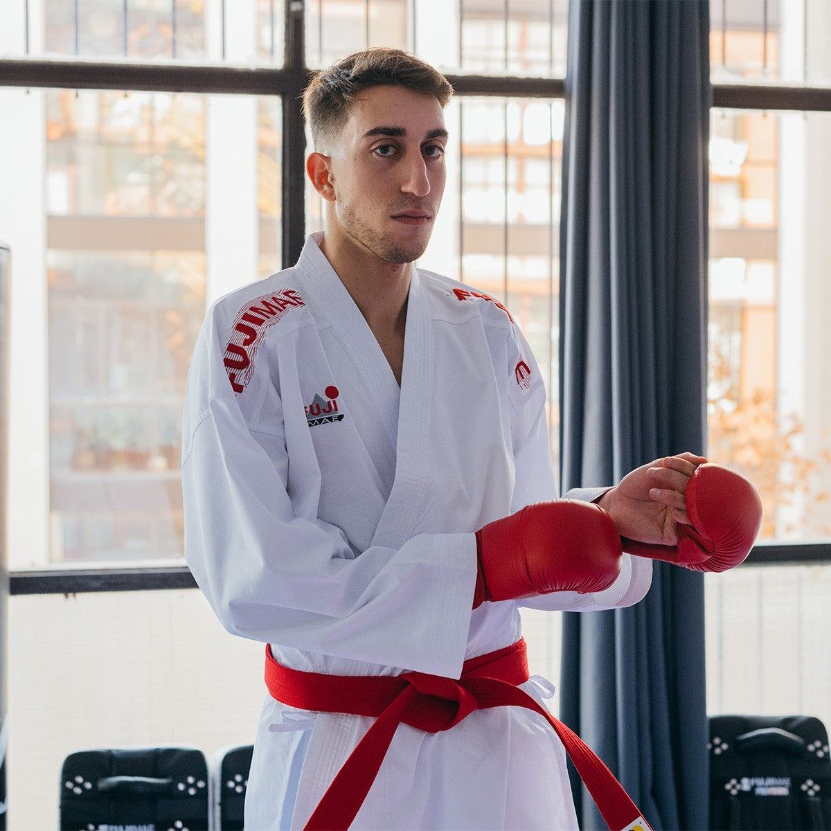 Veste Karaté Kumite Prowear 2 - FUJIMAE Rouge