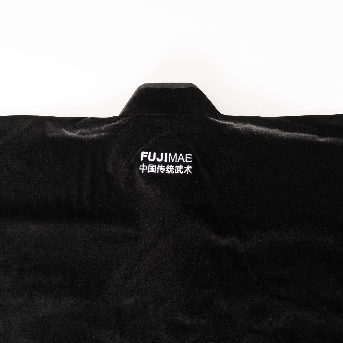 Veste de Tai Chi Qïng FUJIMAE en velour - Noir