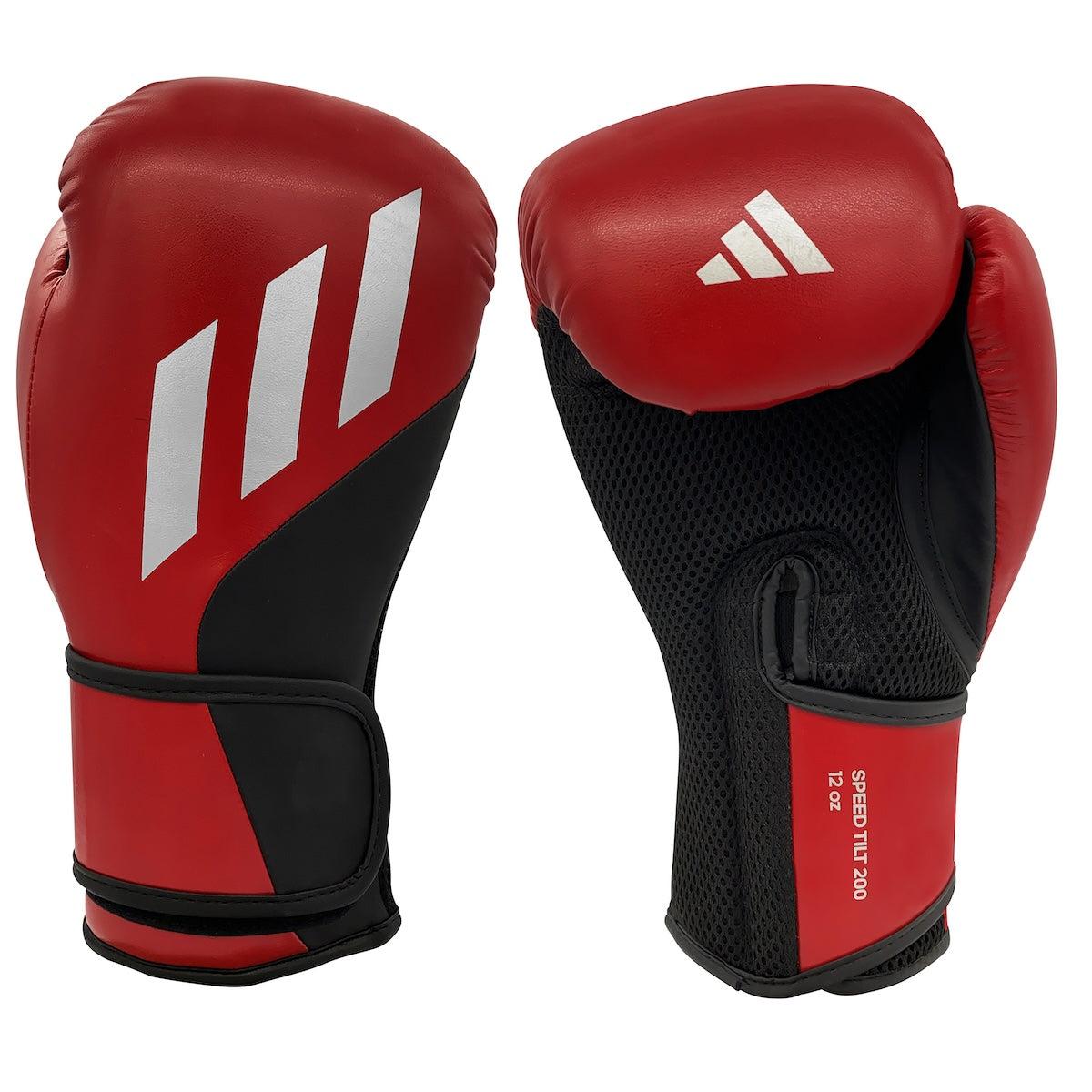 Gants de boxe Adidas Speed Tilt 200 - Rouge/Gris