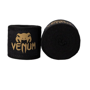 Bandes de boxe Venum Kontact 450cm Noir/Or vue enroulée