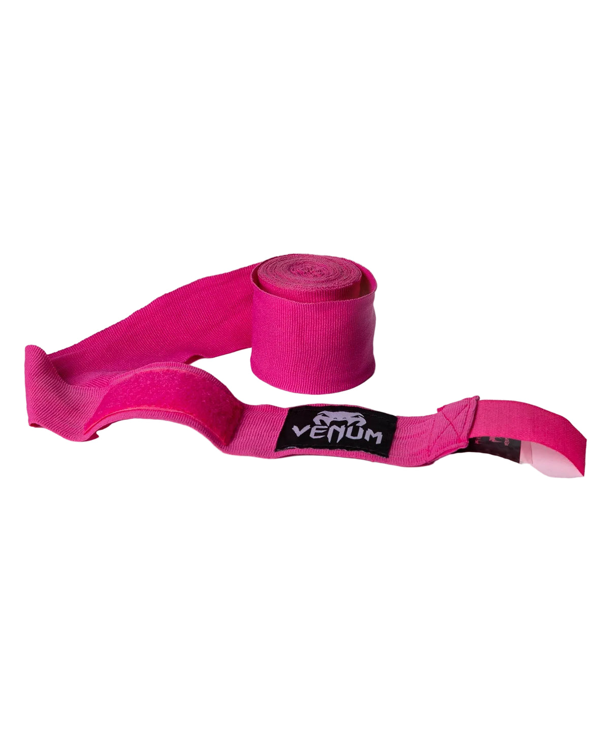 Bandes de boxe Venum Kontact 450 cm Rose Fluo, fermeture velcro