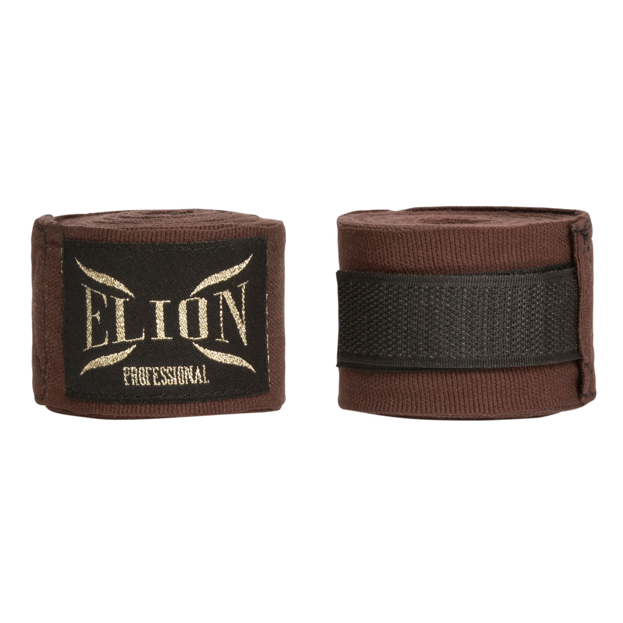 Bandes de boxe ELION 4,5 m marron, coton et lycra