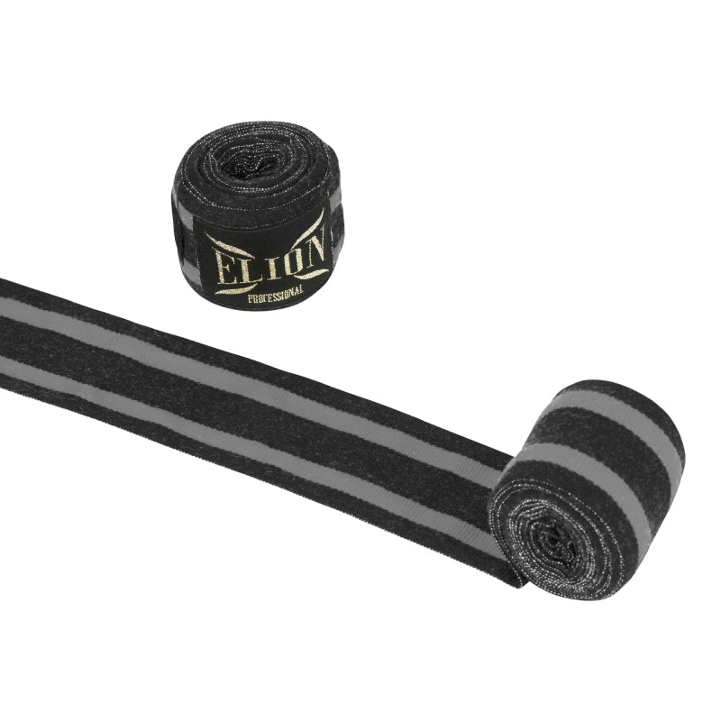 Attache pouce et fermeture velcro des bandes ELION noir et gris