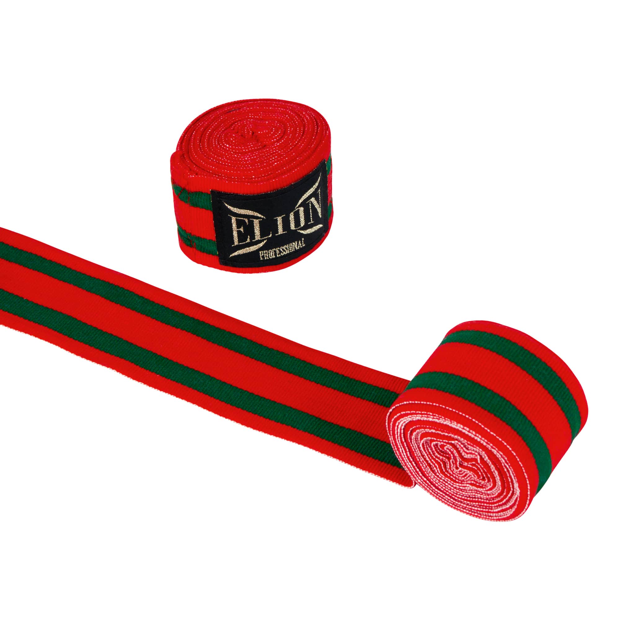 Fermeture velcro des bandes de boxe ELION rayures