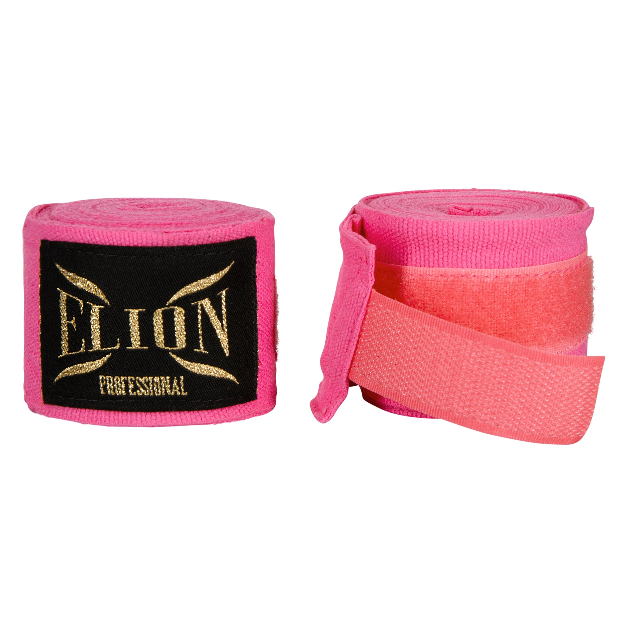 Attache pouce et fermeture velcro des bandes ELION rose