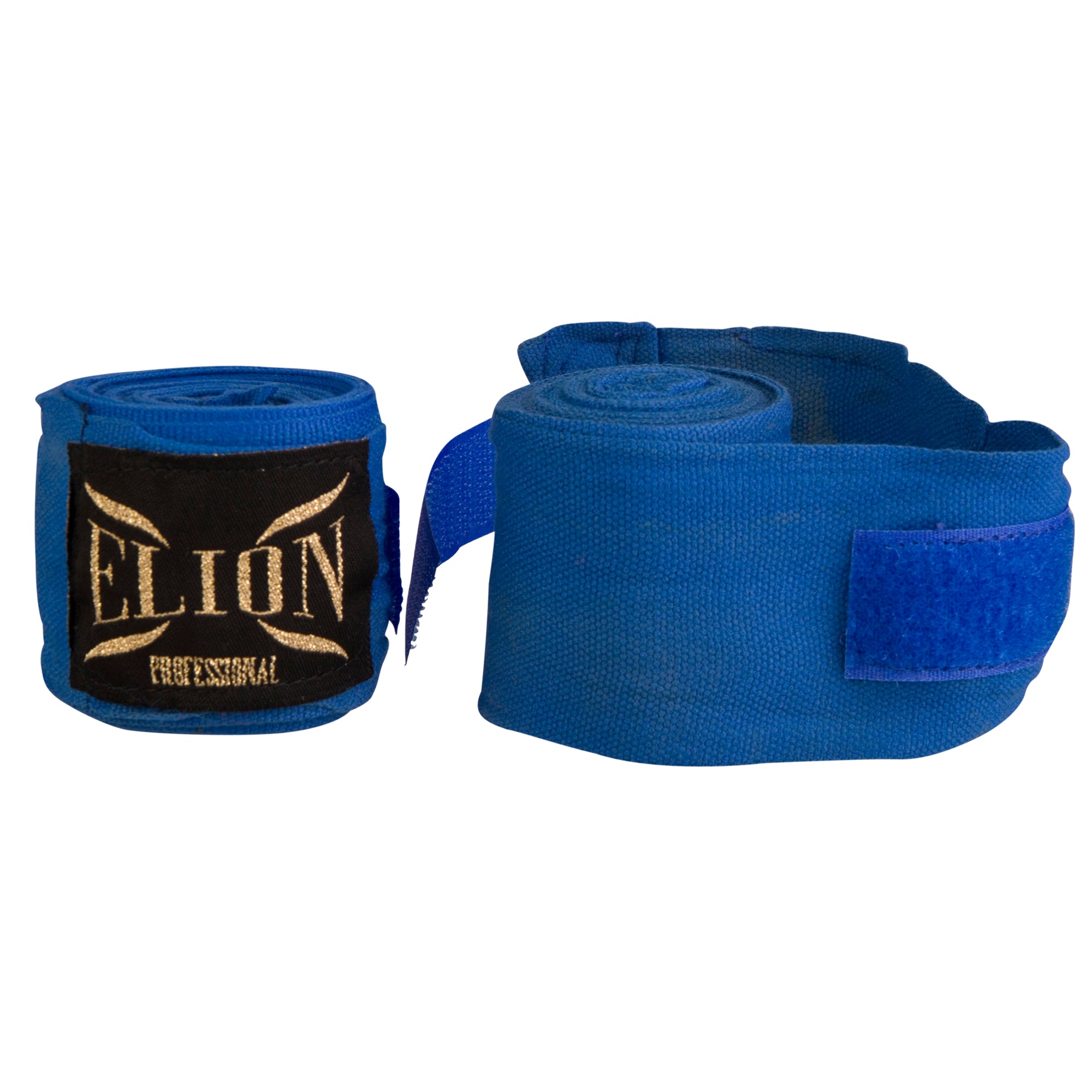 Attache pouce et fermeture velcro des bandes ELION bleu