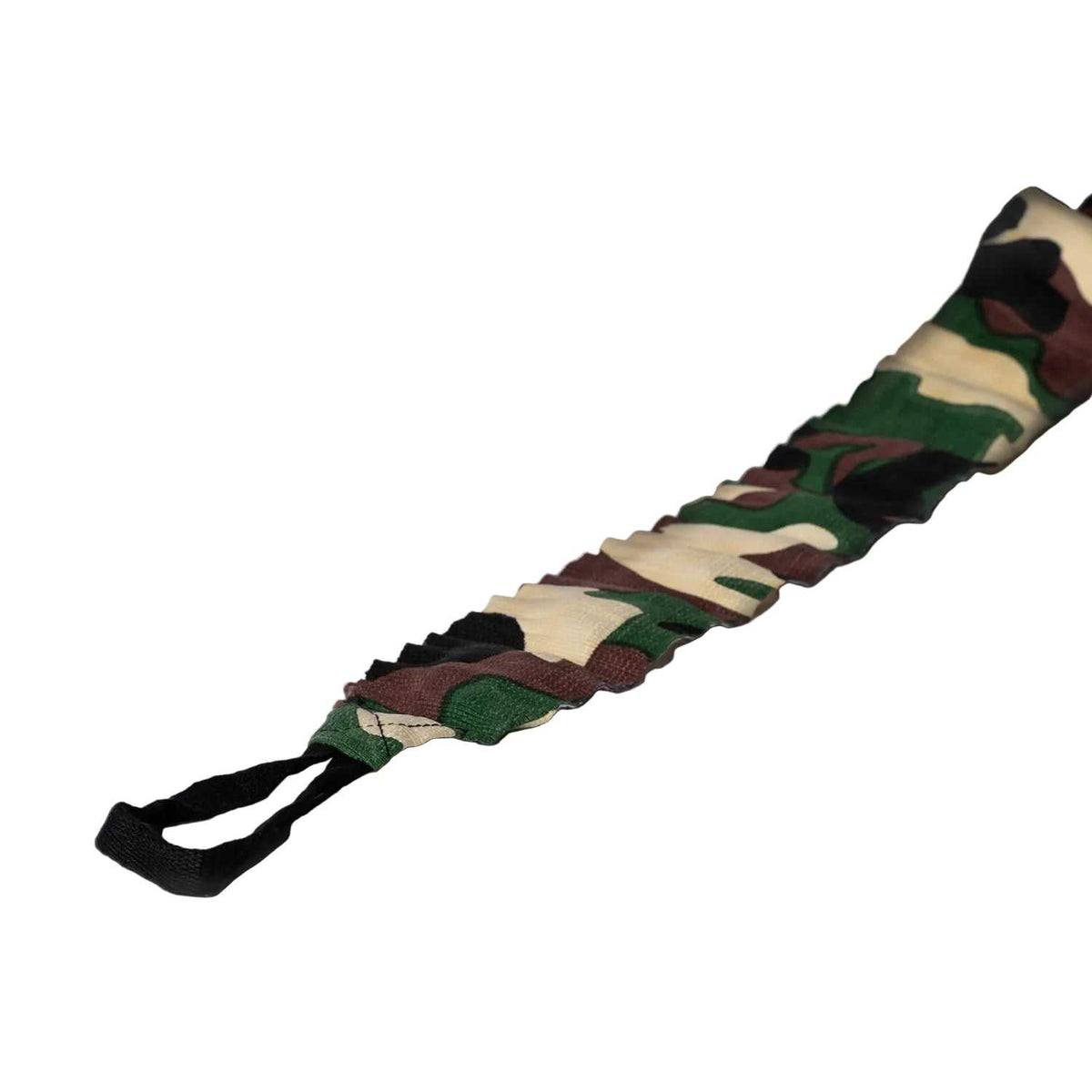 Bandes de boxe en coton élastique vert, beige et noir, motif camouflage, avec boucle et fermeture auto-agrippante