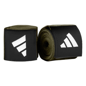 Bandes de maintien adidas 350 cm vert kaki, tissu extensible et fermeture scratch