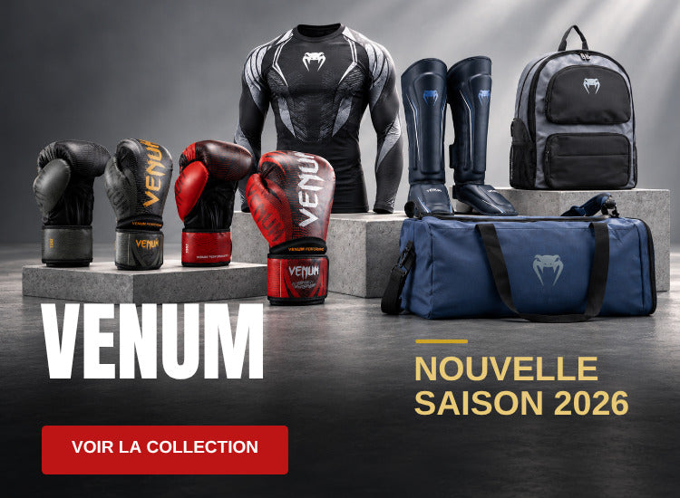 Bannière Venum nouvelle saison 2026 pour mobile