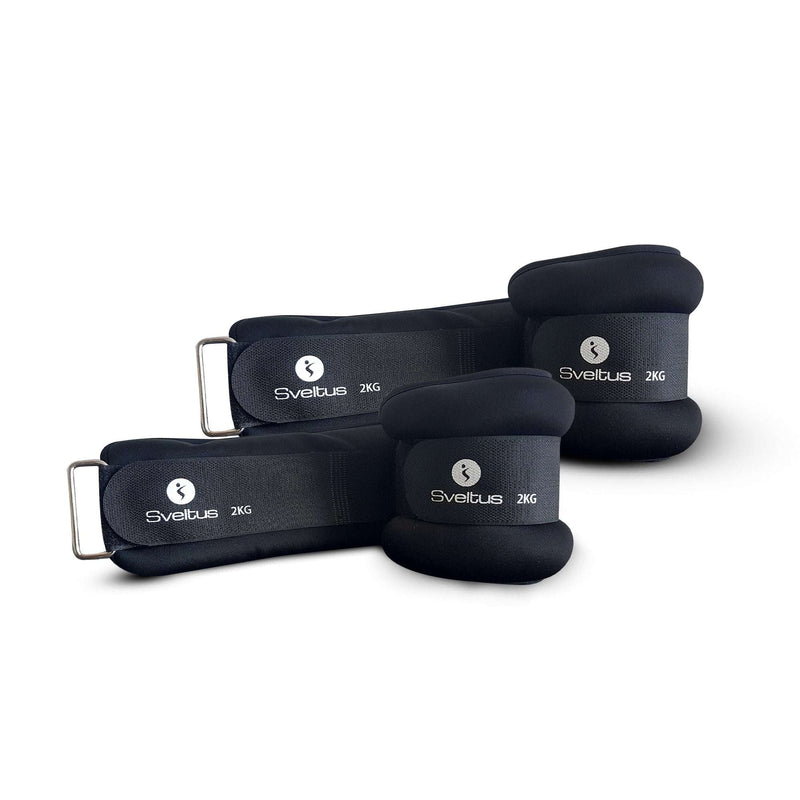 Bracelet lesté 2 kg (paire) Sveltus