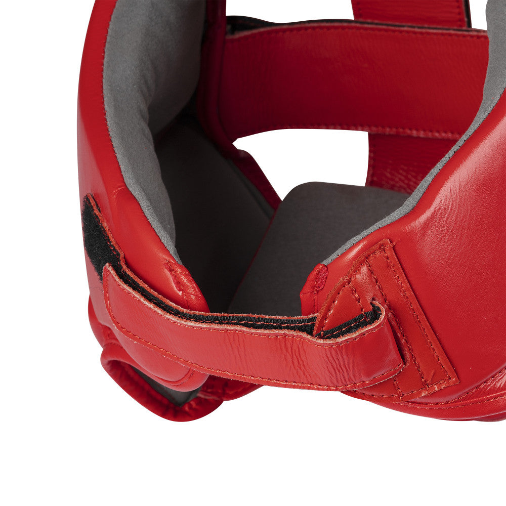Zone rembourrée au sommet du crâne du casque de boxe adidas World Boxing