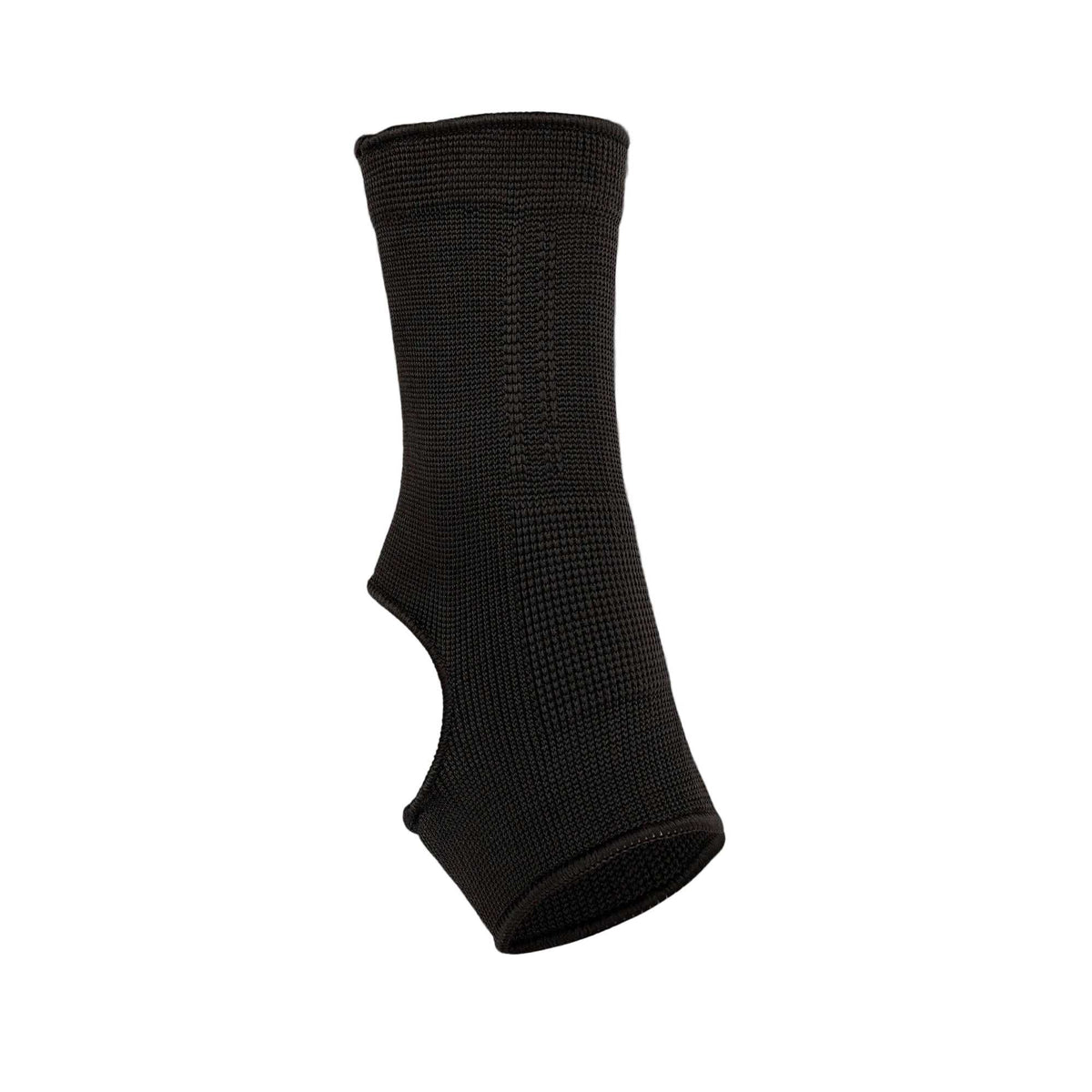 Chevillères Venum Kontact noires en coton élastique, avec maintien compressif et ouverture talon.